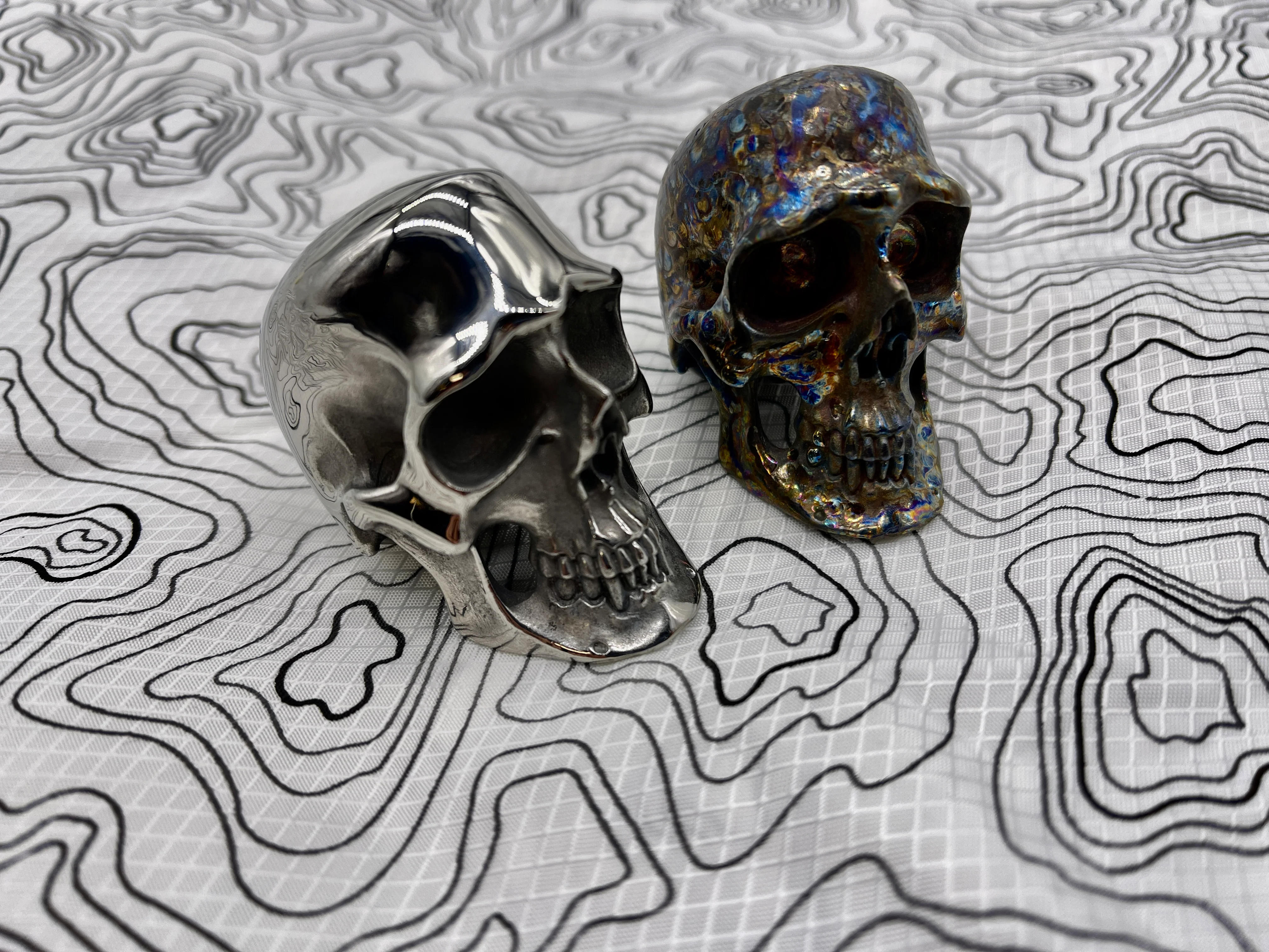 Custom Titanium Colossus Skull by Tony Fabrioli  ( Limited Run! ) - Image 11