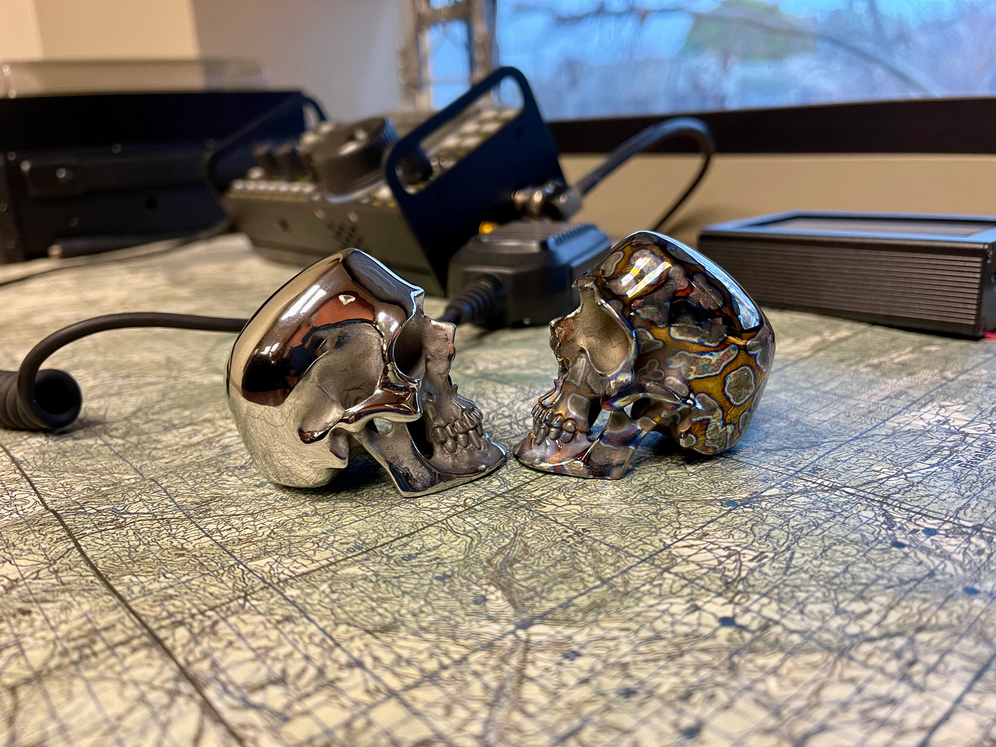 Custom Titanium Colossus Skull by Tony Fabrioli  ( Limited Run! ) - Image 13
