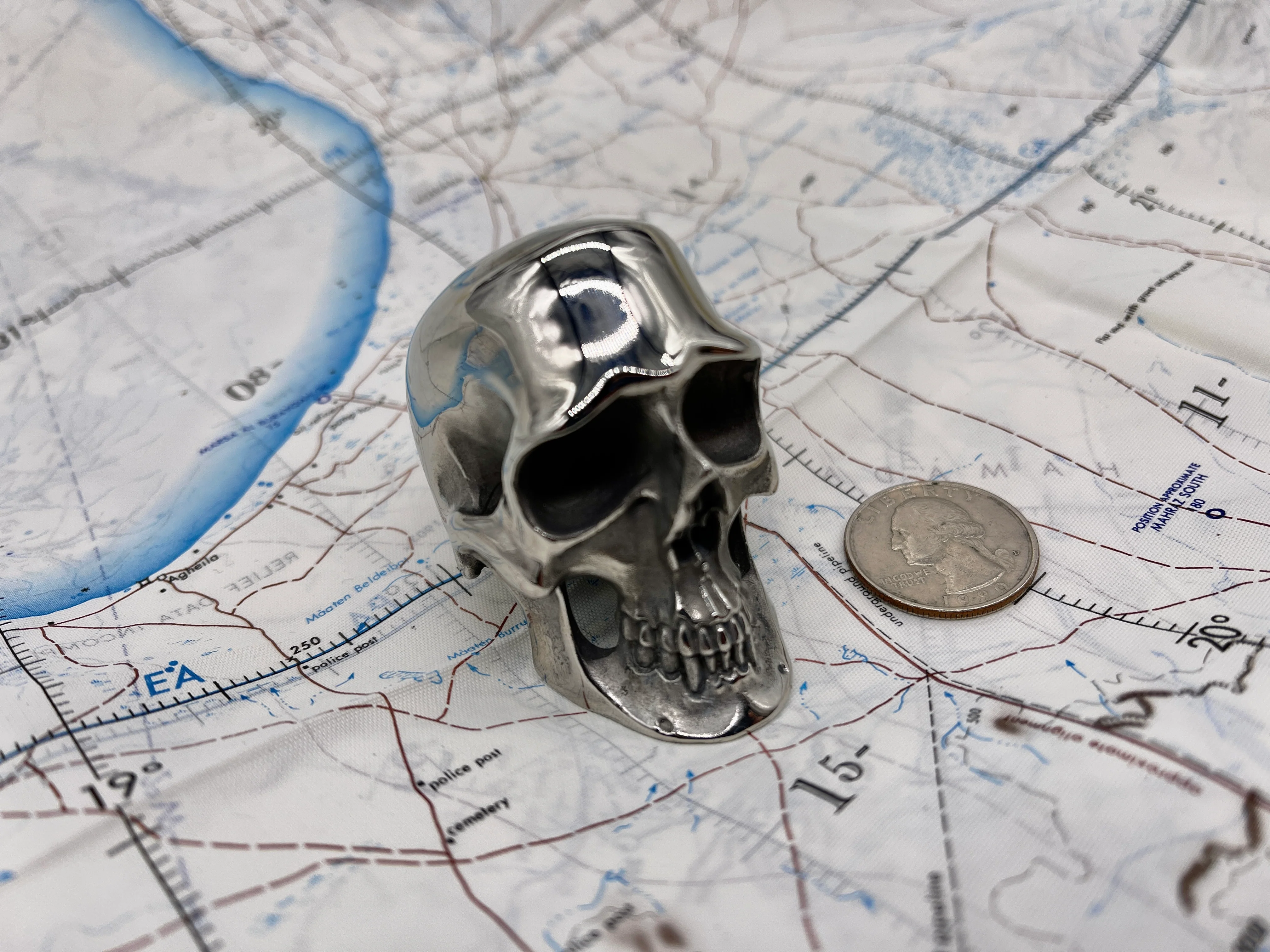 Custom Titanium Colossus Skull by Tony Fabrioli  ( Limited Run! ) - Image 14