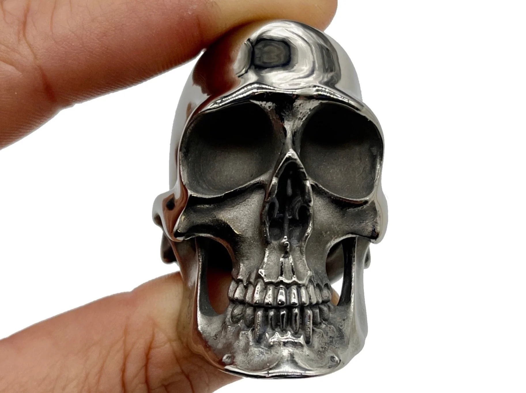 Custom Titanium Colossus Skull by Tony Fabrioli  ( Limited Run! ) - Image 3