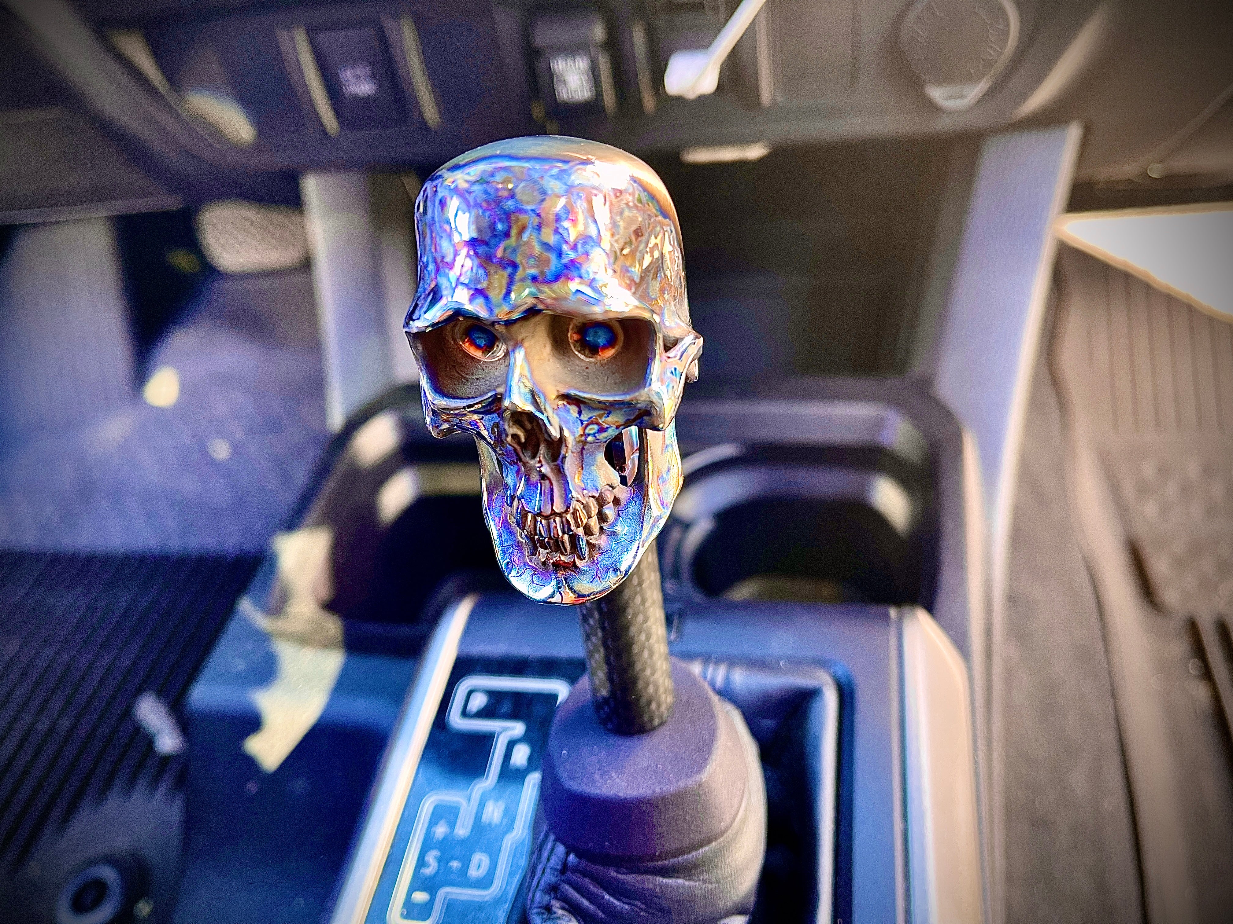 Custom Titanium Colossus Skull by Tony Fabrioli  ( Limited Run! ) - Image 4