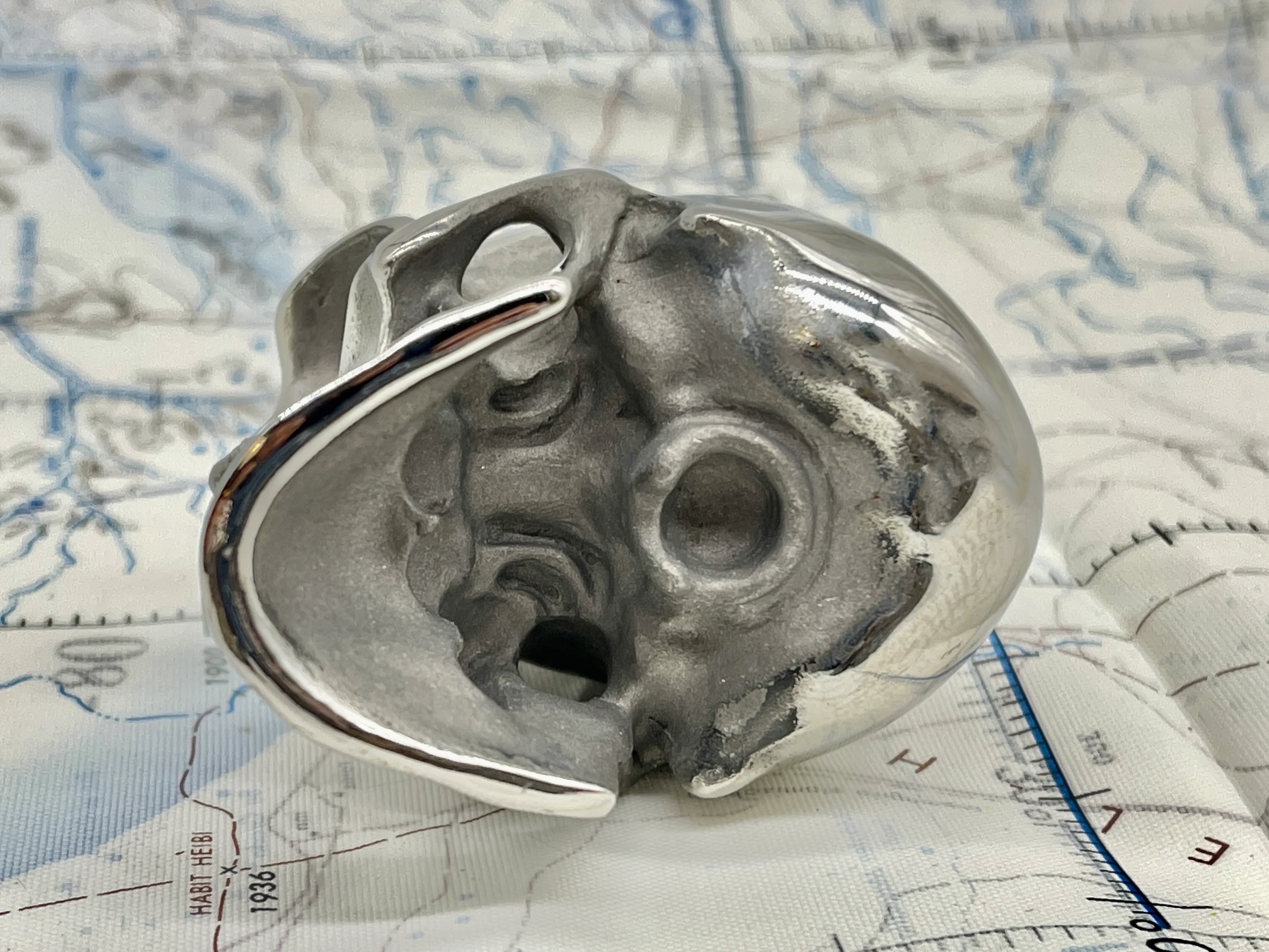 Custom Titanium Colossus Skull by Tony Fabrioli  ( Limited Run! ) - Image 9