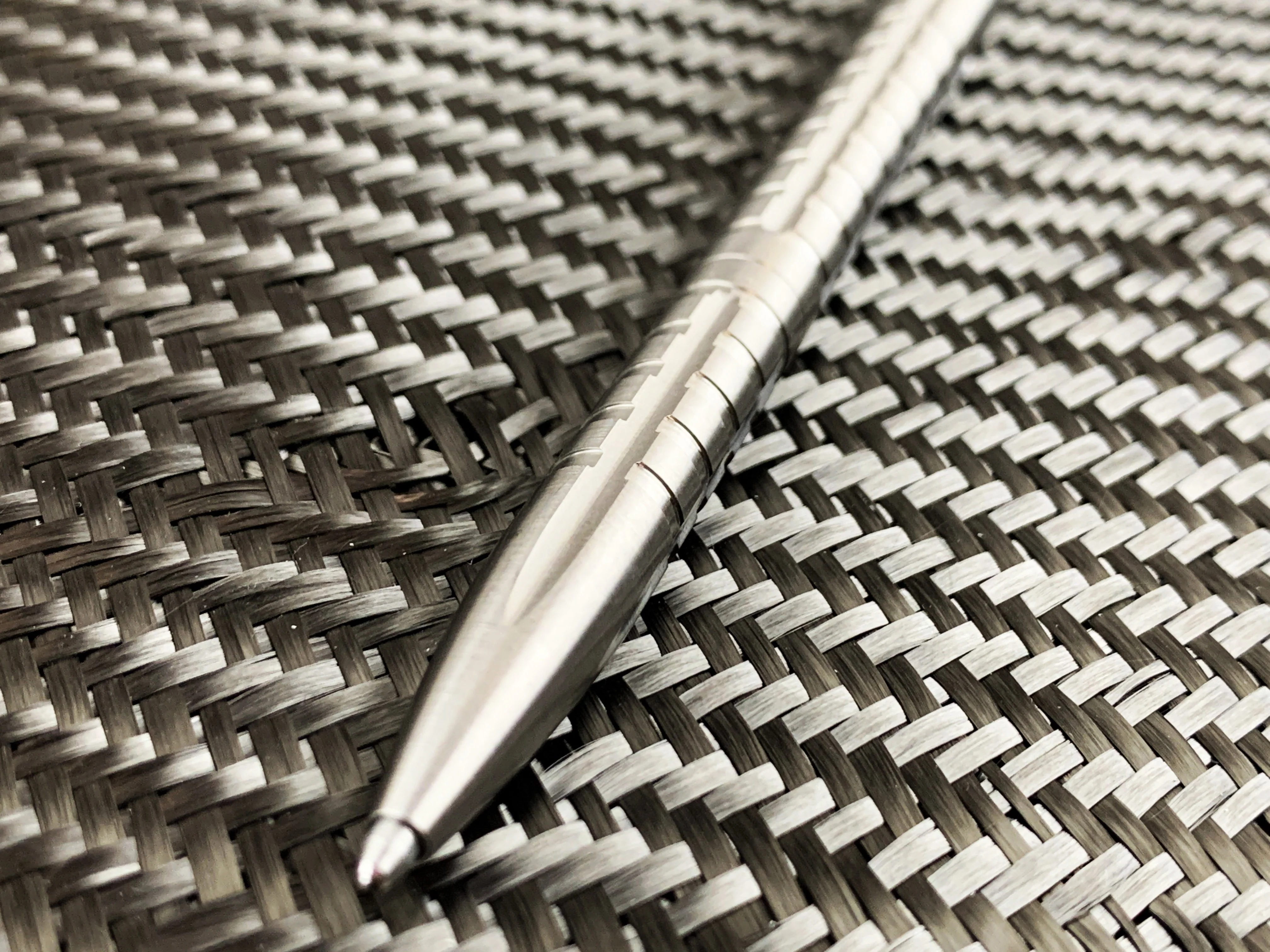 Titanium EDC Pendulum Pen + Covert Delrin Slide Case - Image 20