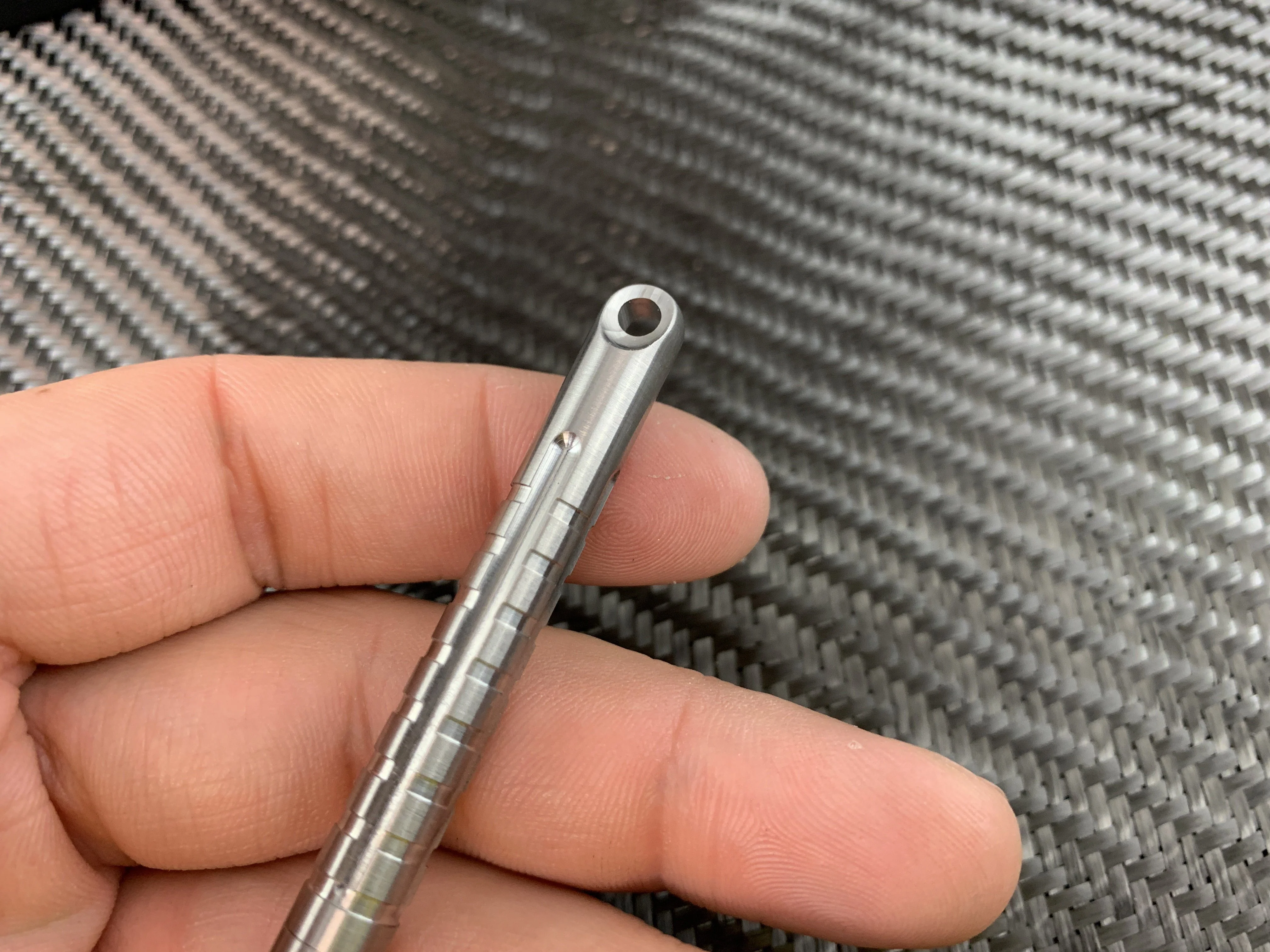 Titanium EDC Pendulum Pen + Covert Delrin Slide Case - Image 28