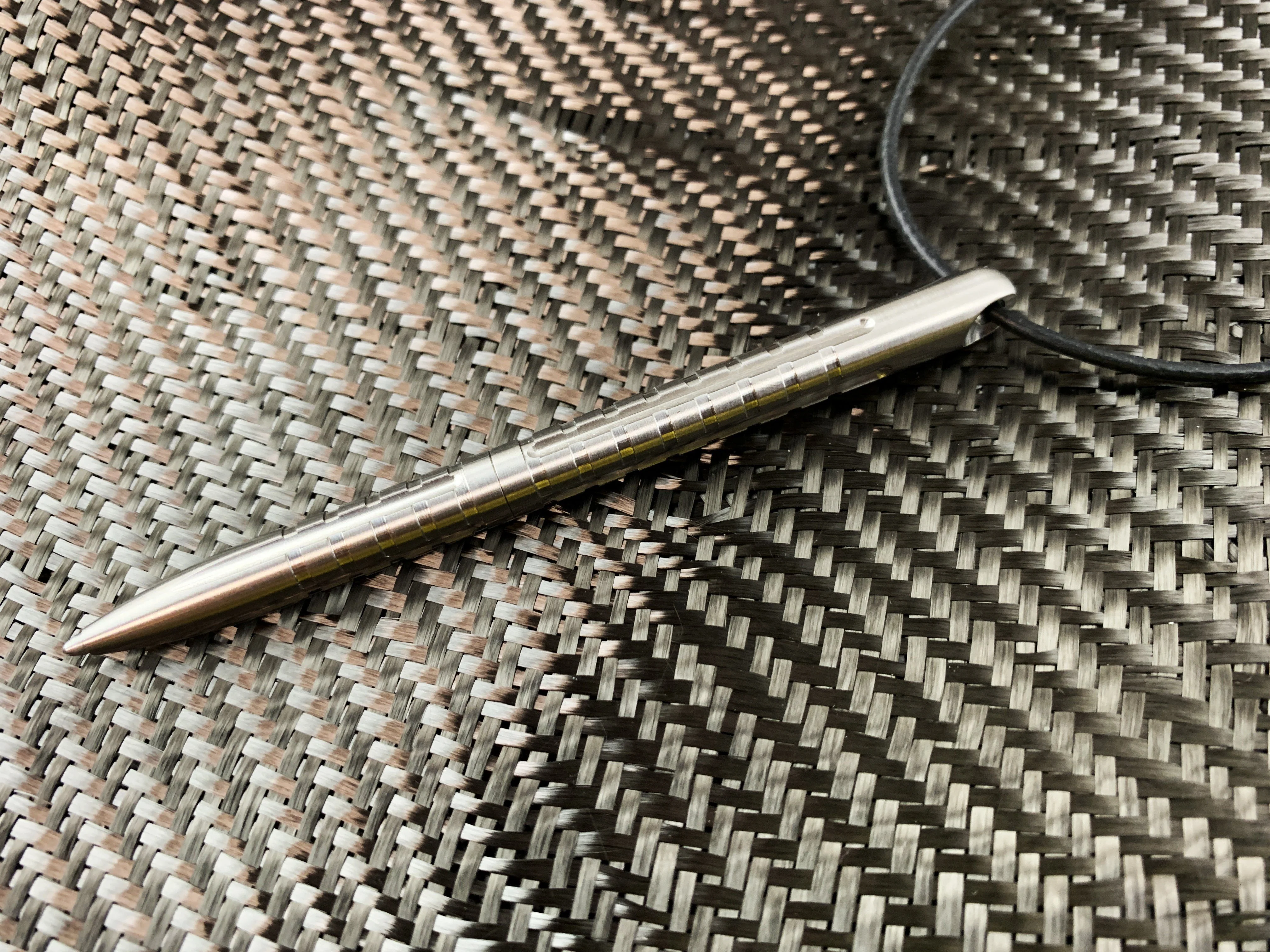 Titanium EDC Pendulum Pen + Covert Delrin Slide Case - Image 34