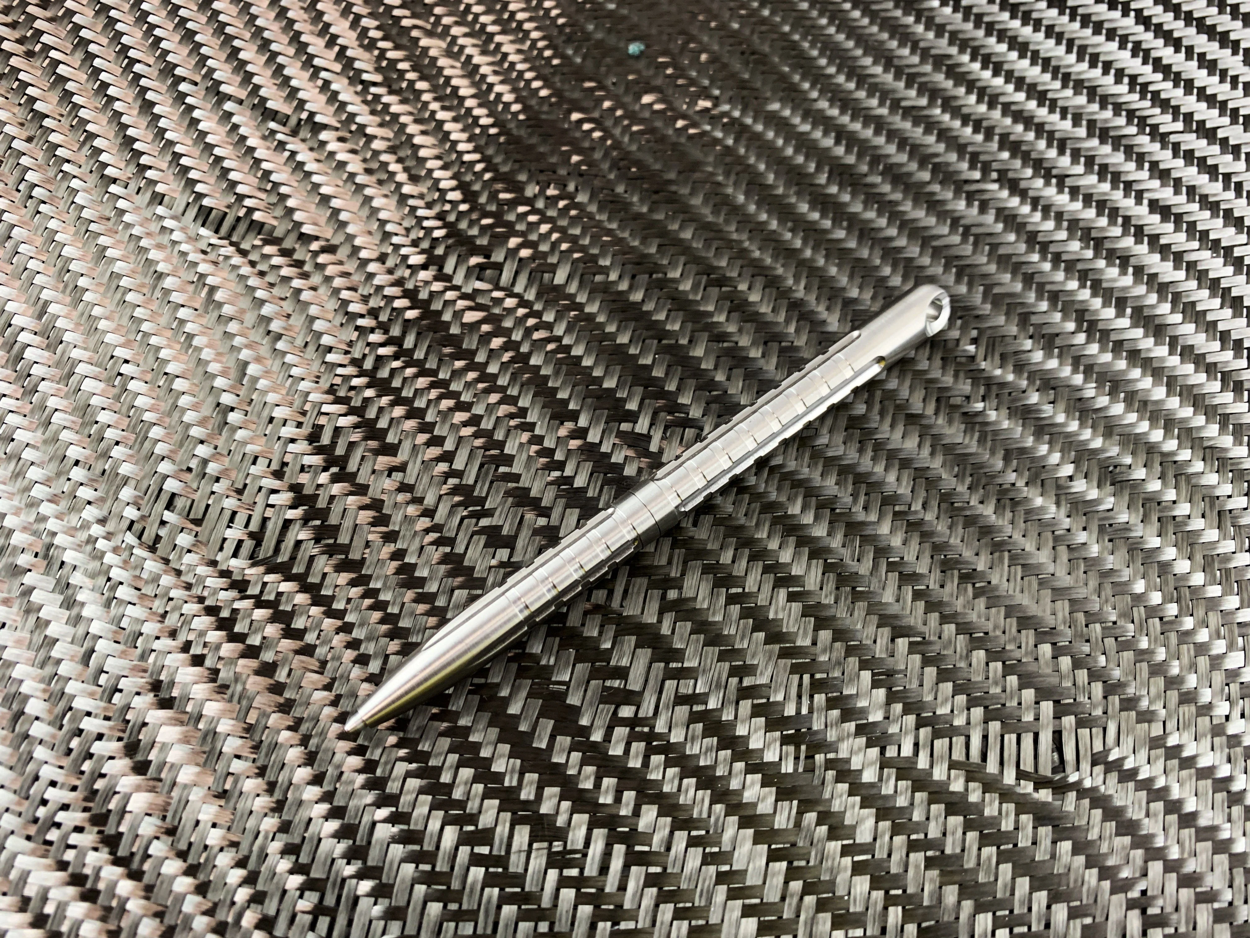 Titanium EDC Pendulum Pen + Covert Delrin Slide Case - Image 35