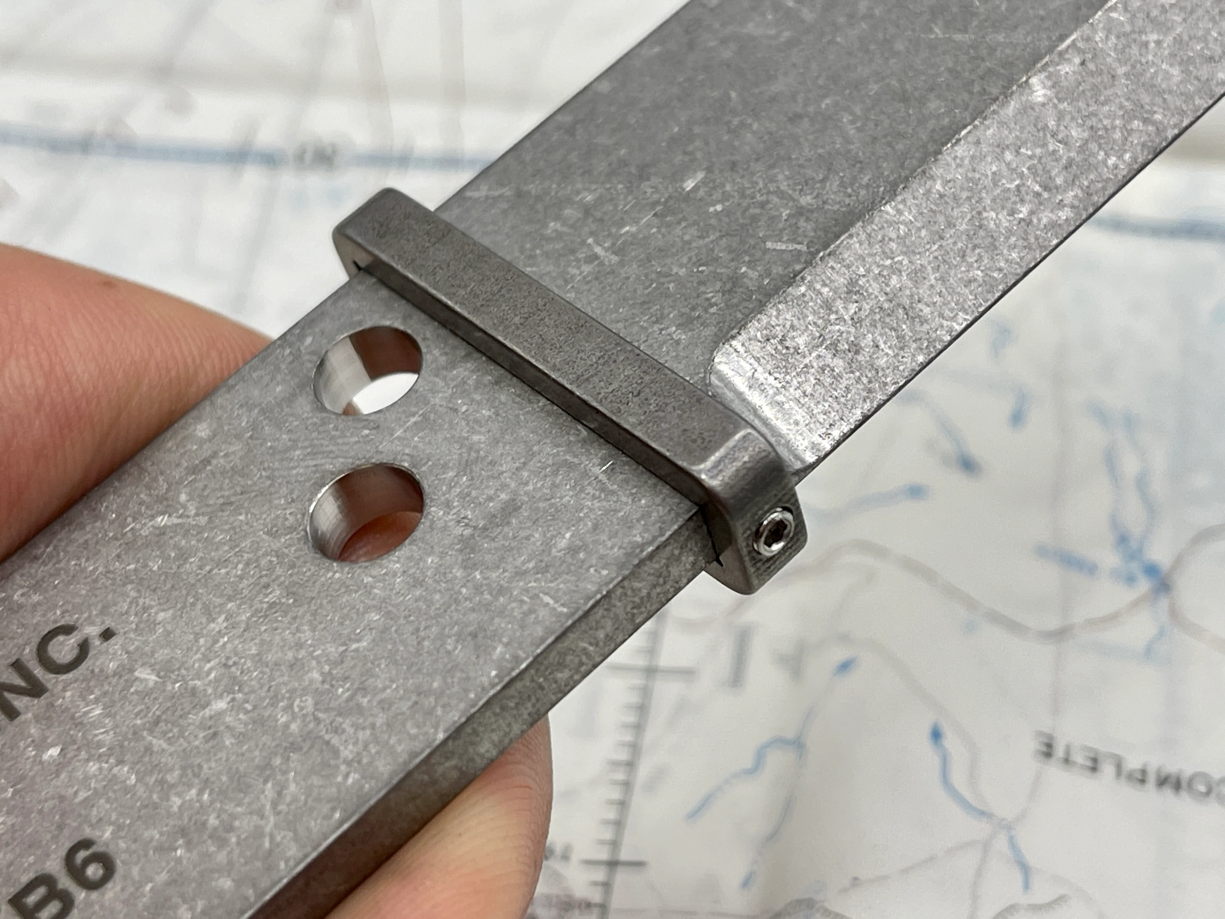 Tumbled Titanium EOD Robotics Breacher Bar ( 2 Sizes ) - Image 12