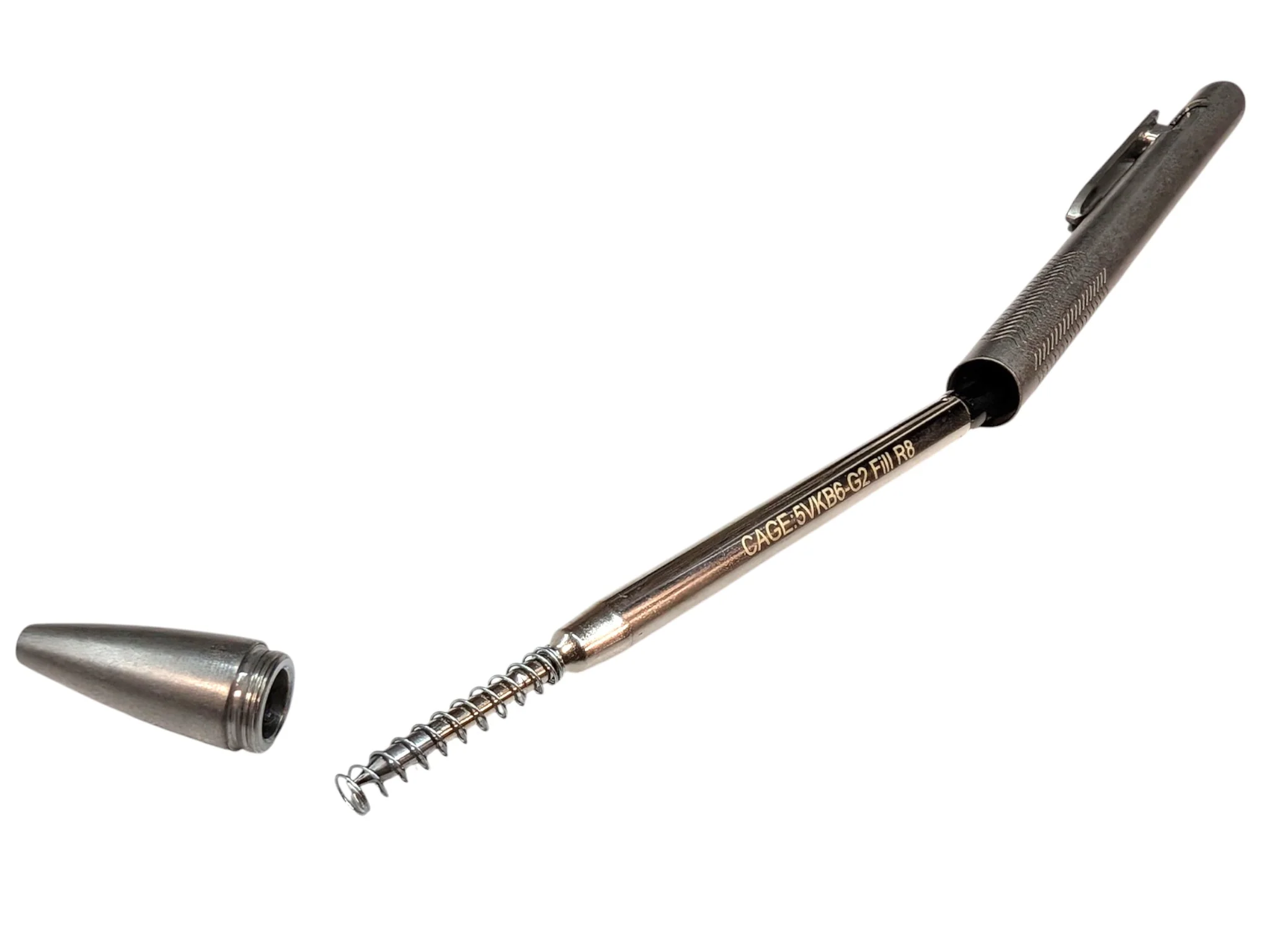 Bolt Action Titanium Flight Suit Pen by Maratac® - Gen 3 ( NEW! ) - Image 2