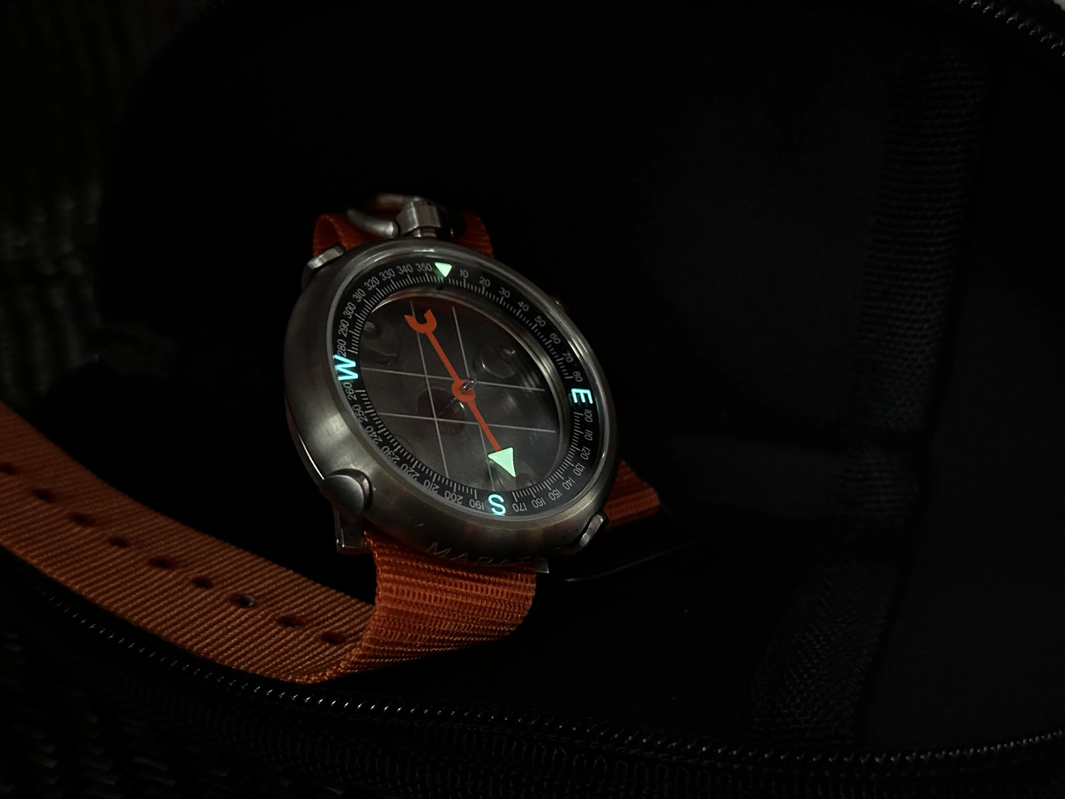 45mm Titanium Heirloom Compass + Wrist Carry Kit by Maratac® - Image 12