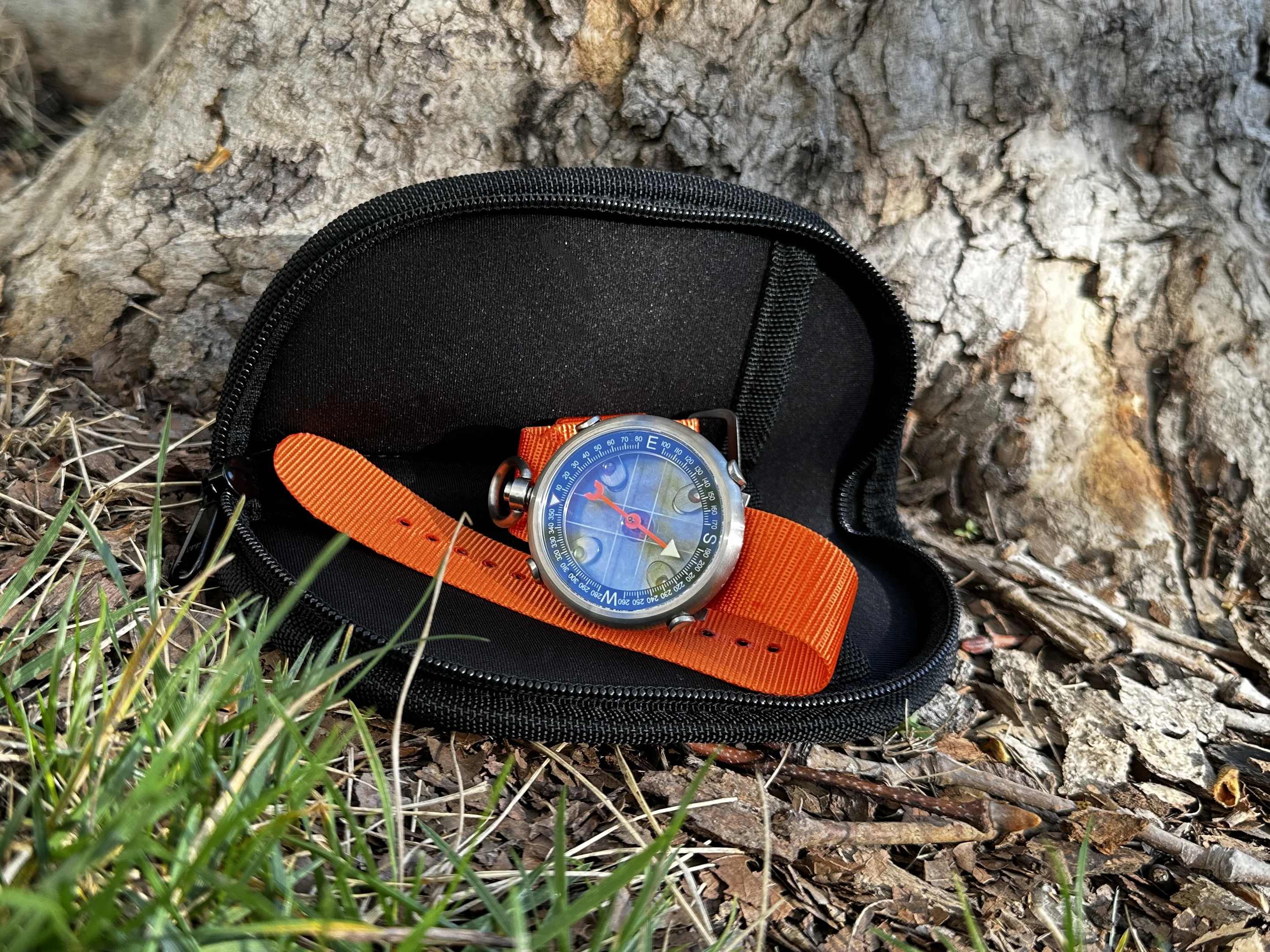 45mm Titanium Heirloom Compass + Wrist Carry Kit by Maratac® - Image 3