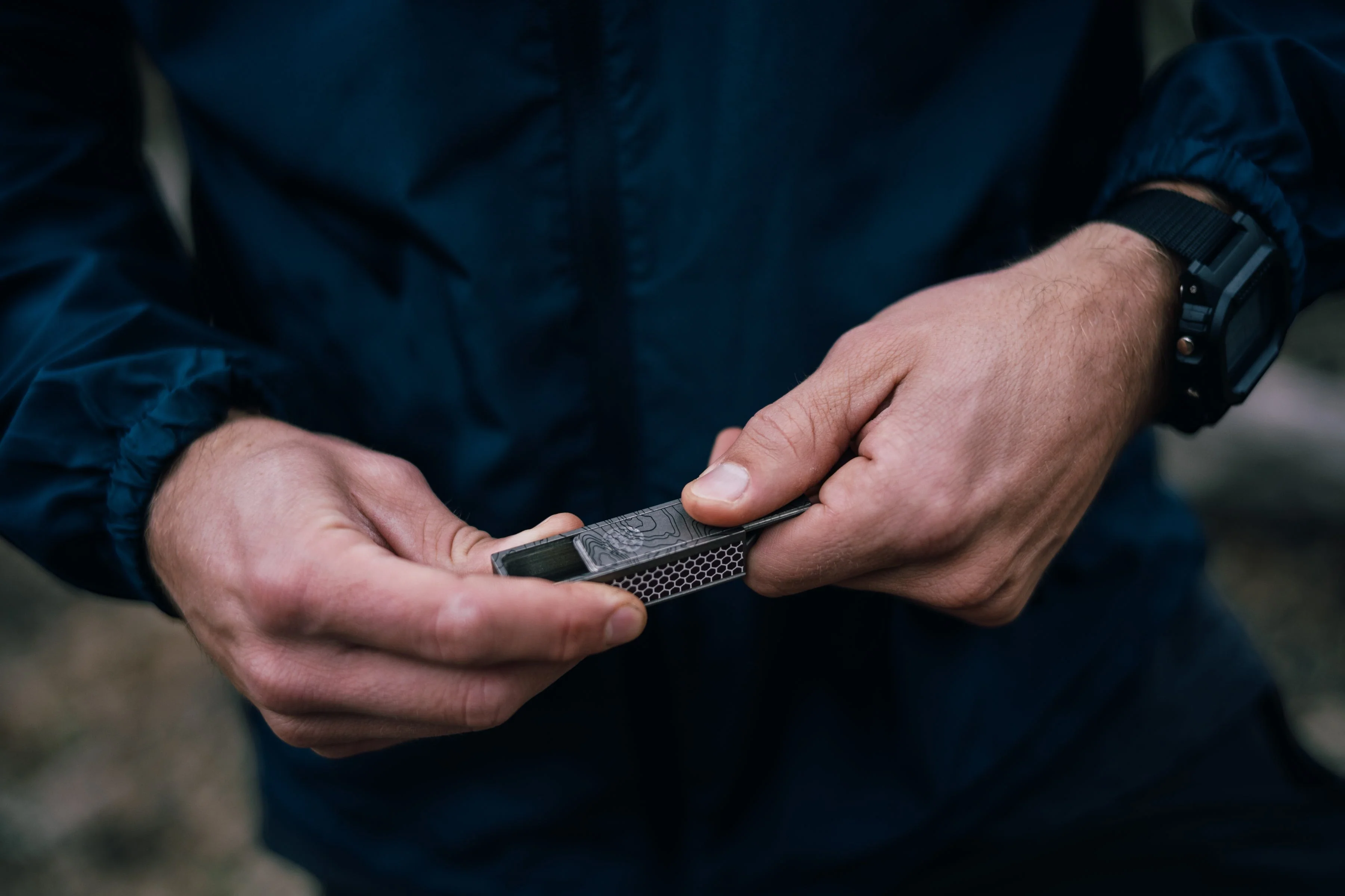 Titanium Match Slide Box With Loop by Maratac® - Image 10