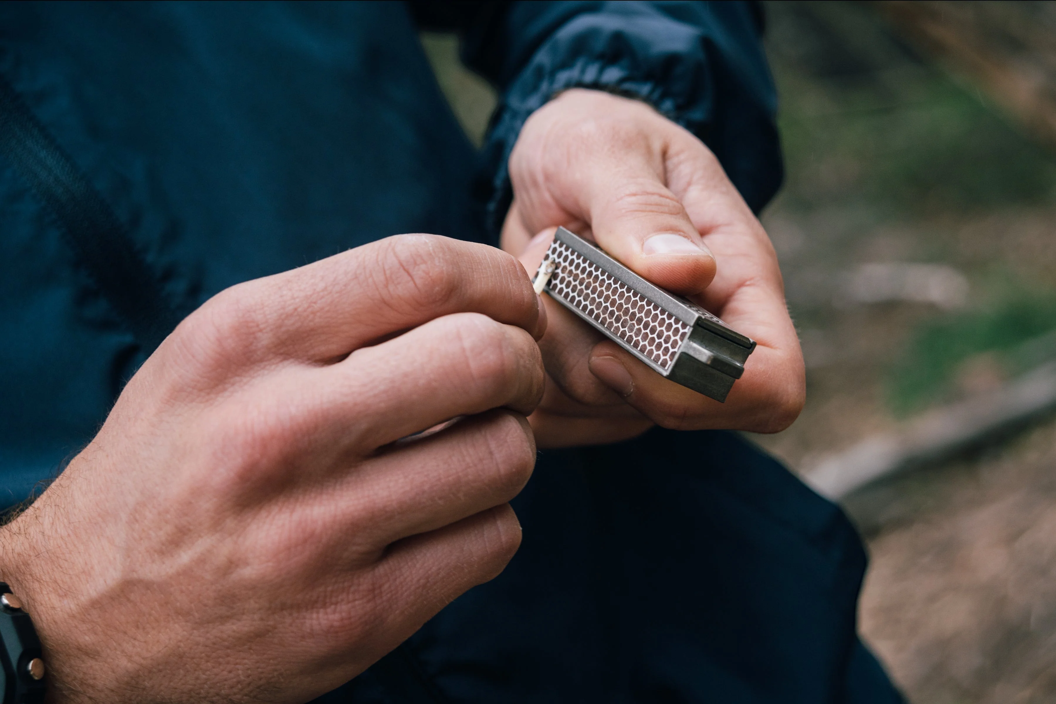 Titanium Match Slide Box With Loop by Maratac® - Image 5