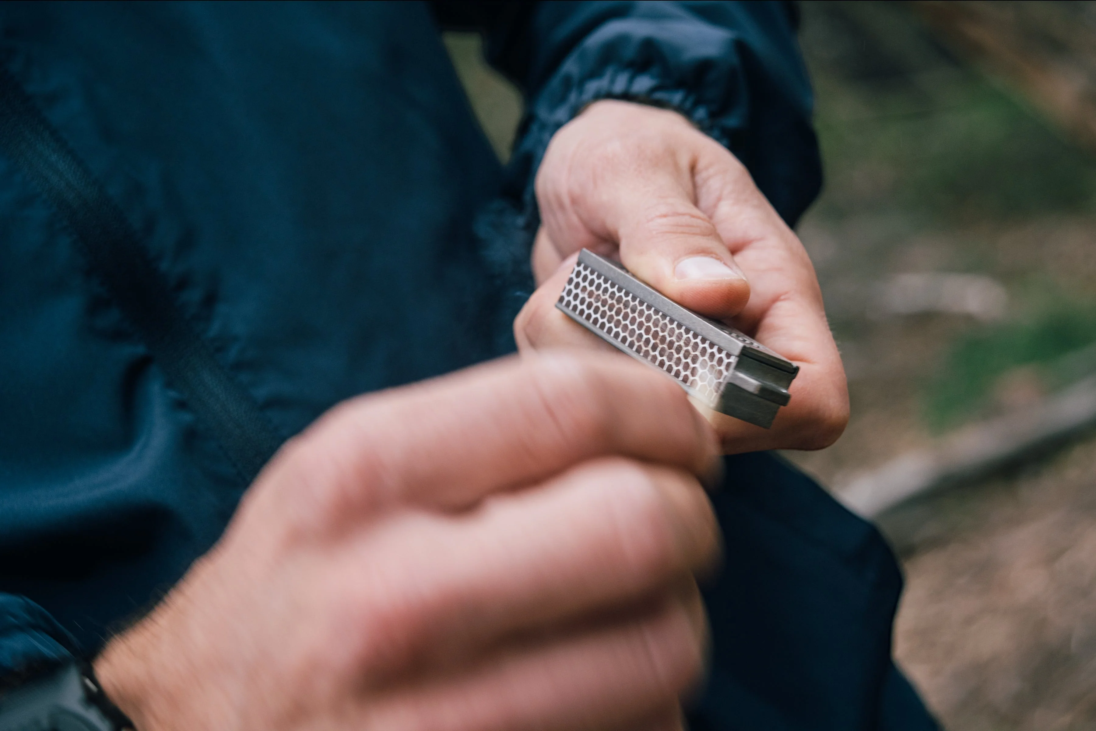 Titanium Match Slide Box With Loop by Maratac® - Image 9