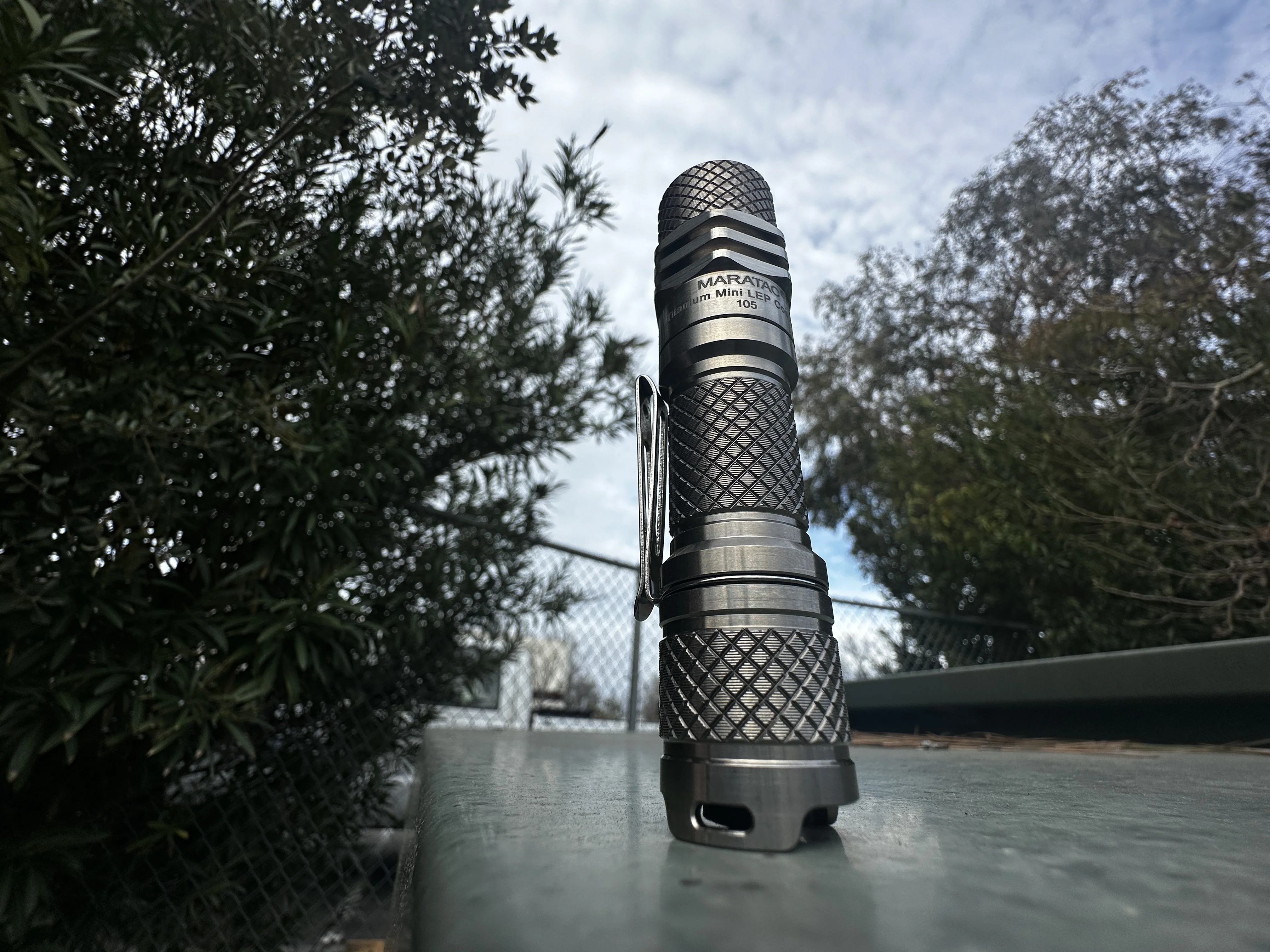 Titanium Mini LEP Cosmos - Laser Flashlight 14500 by Maratac® - Image 9
