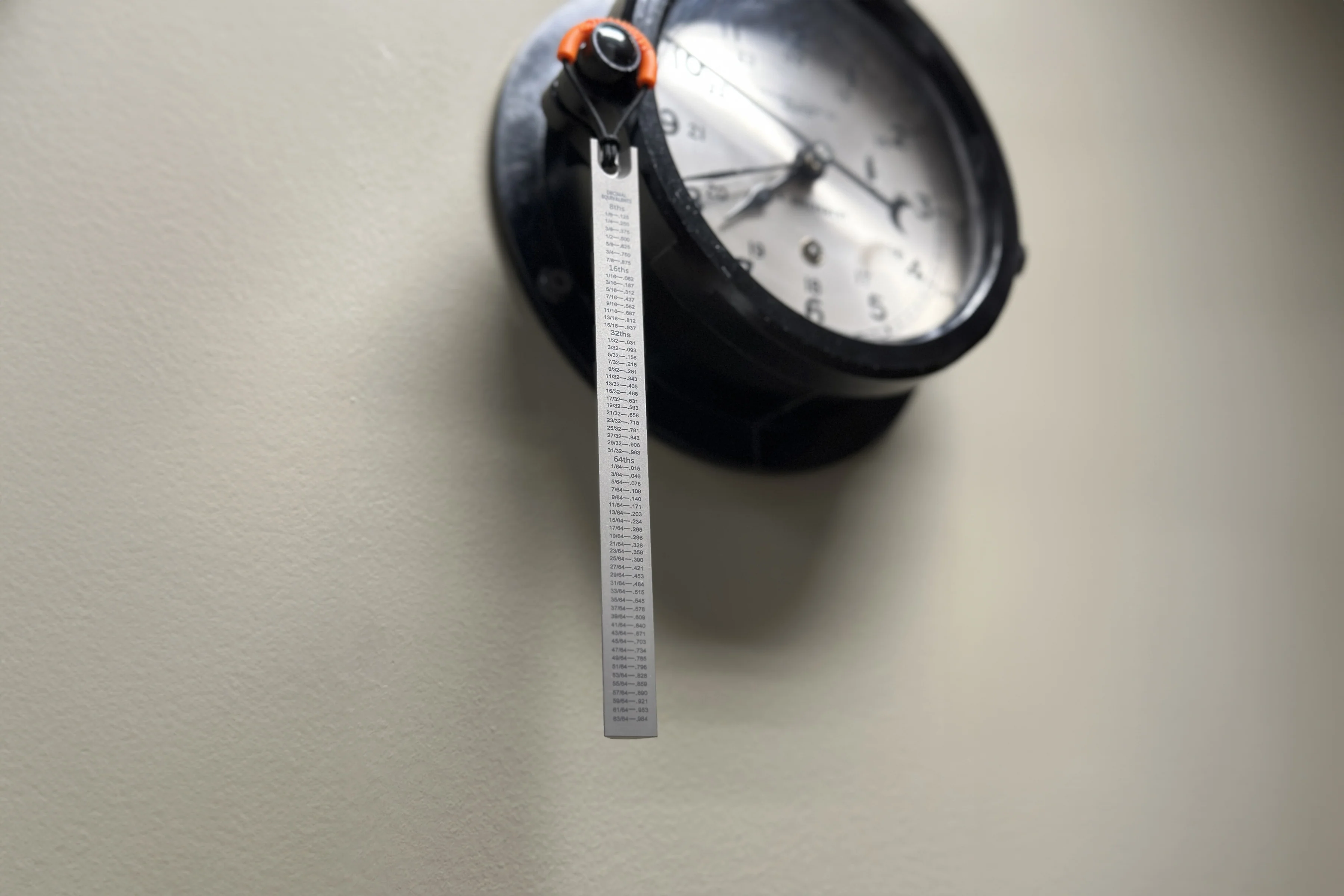 Indestructible Machined Titanium Precision 6" Inch / 15CM  Ruler With Decimal Chart - Image 2