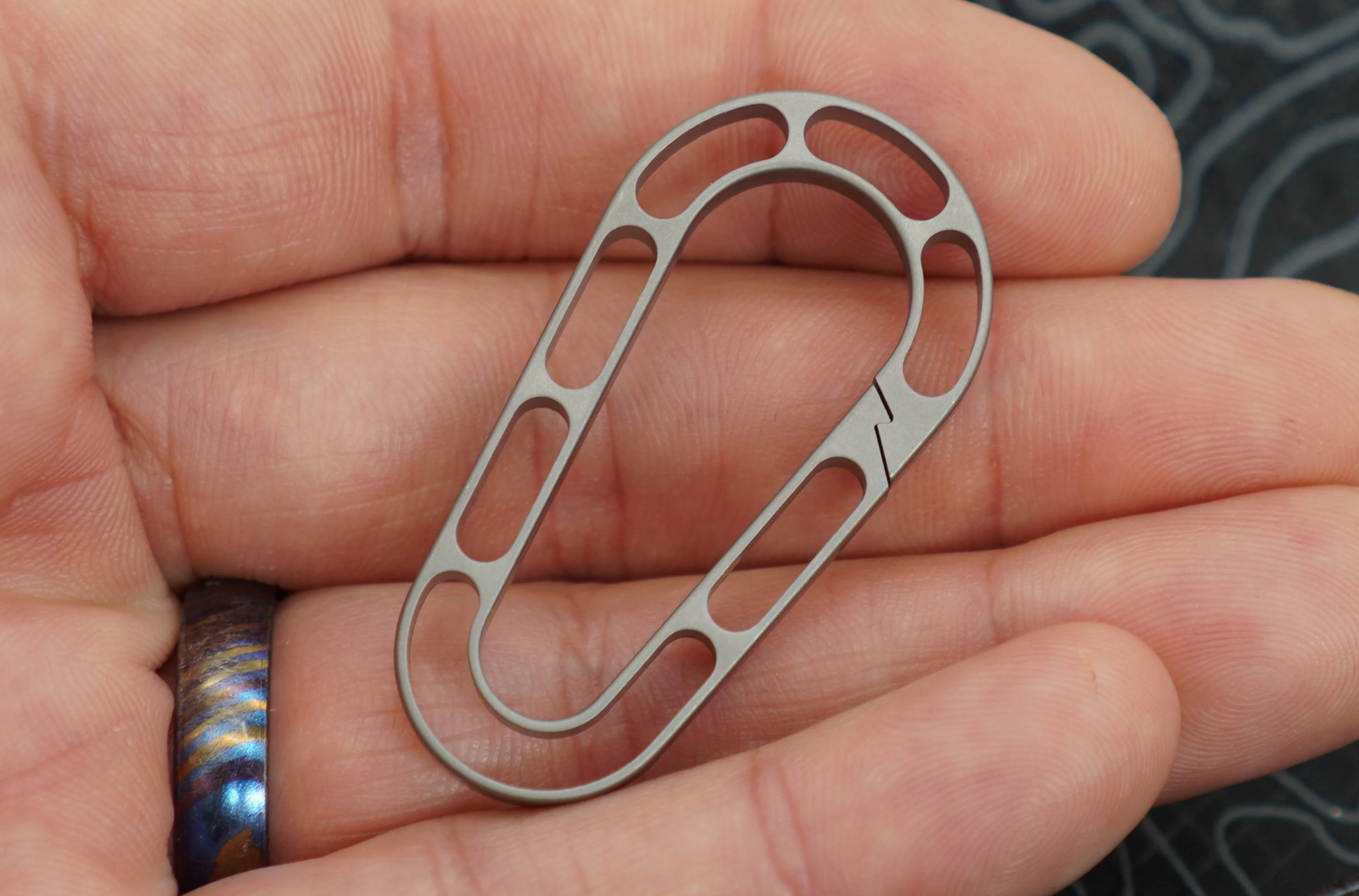 Titanium Skeleton EDM Carabiner - Image 2