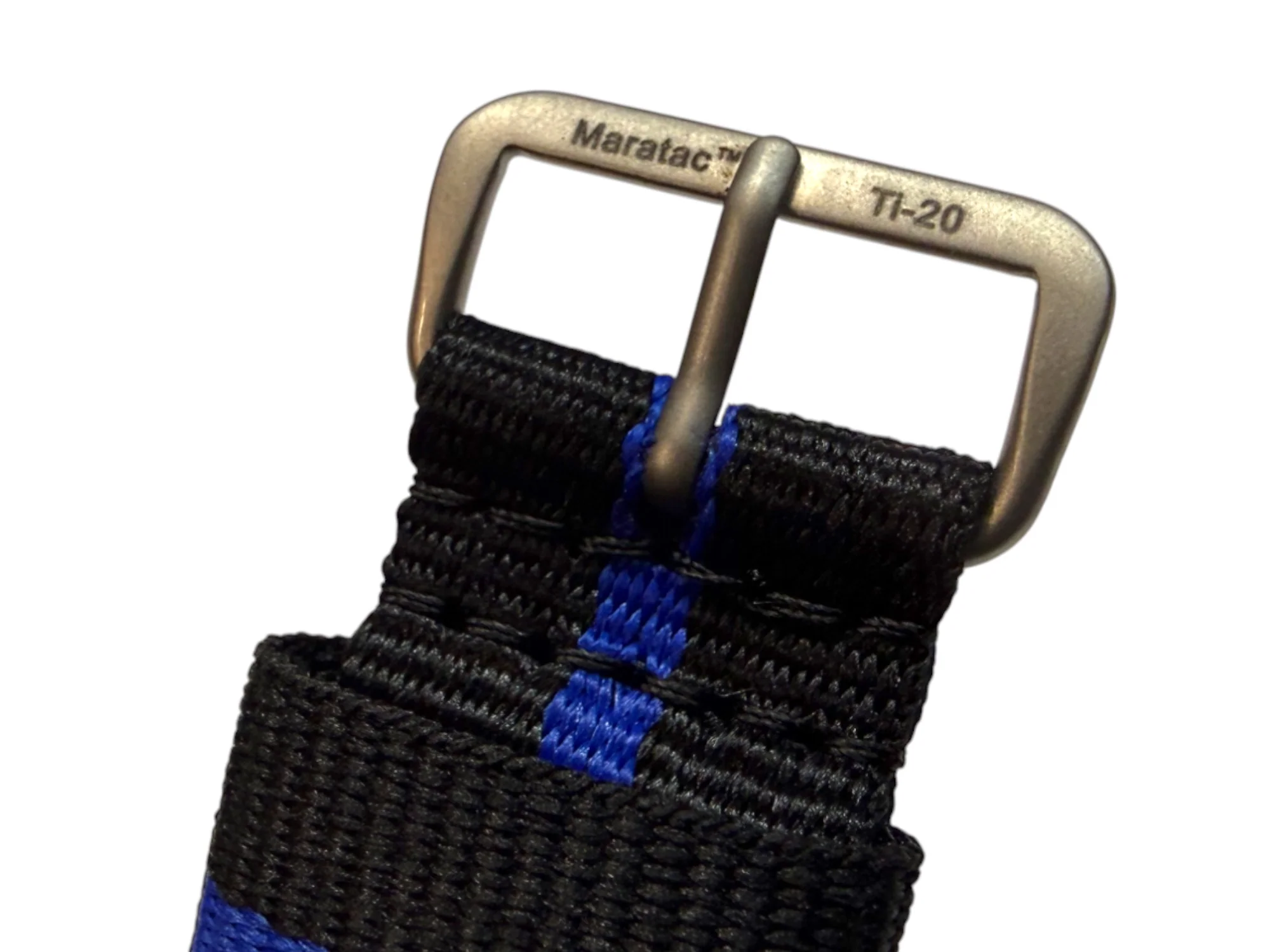 Titanium Thin Blue Line "Mil Series" Bands by Maratac® - Limited Edition - Image 3