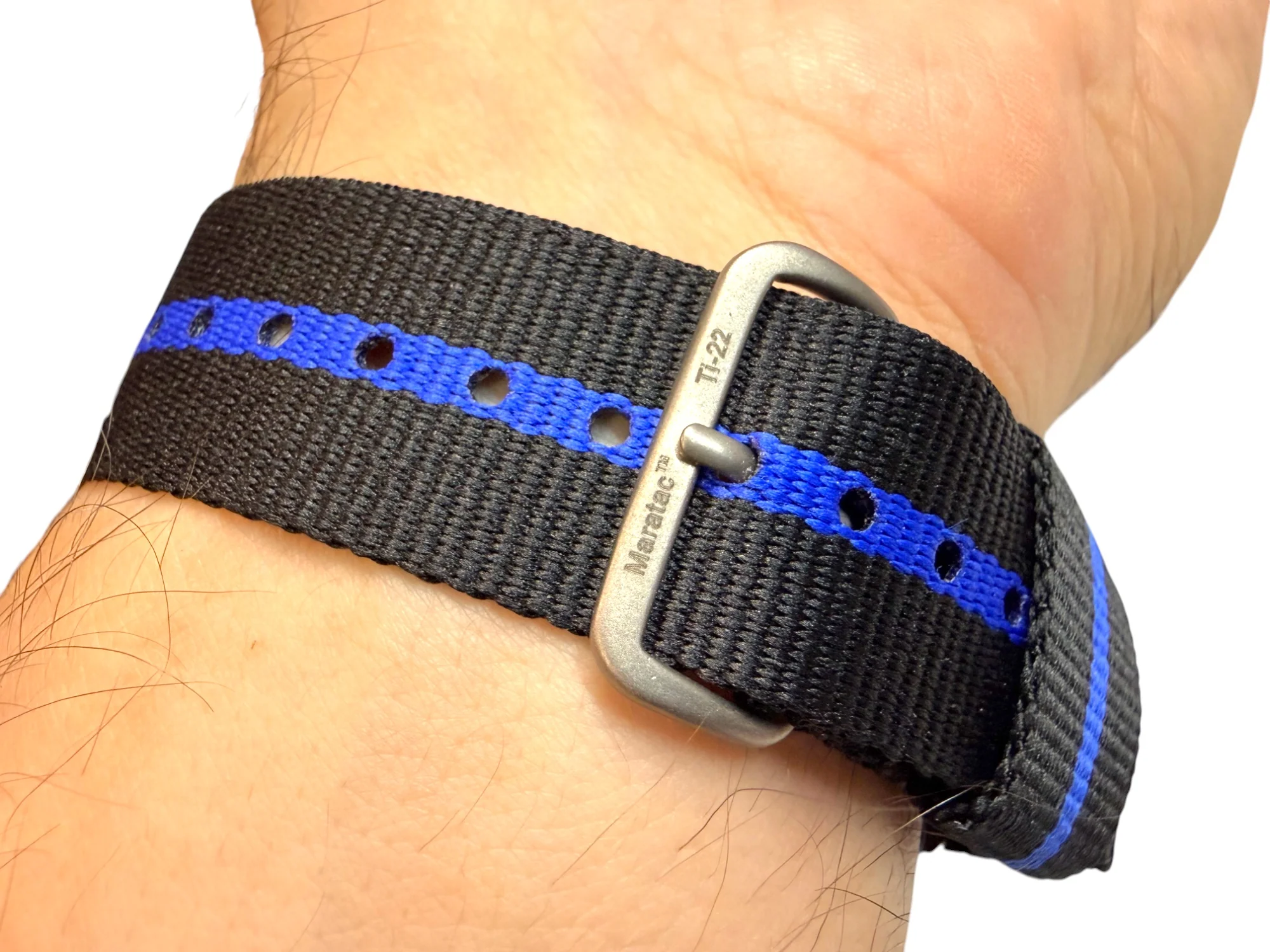 Titanium Thin Blue Line "Mil Series" Bands by Maratac® - Limited Edition - Image 9