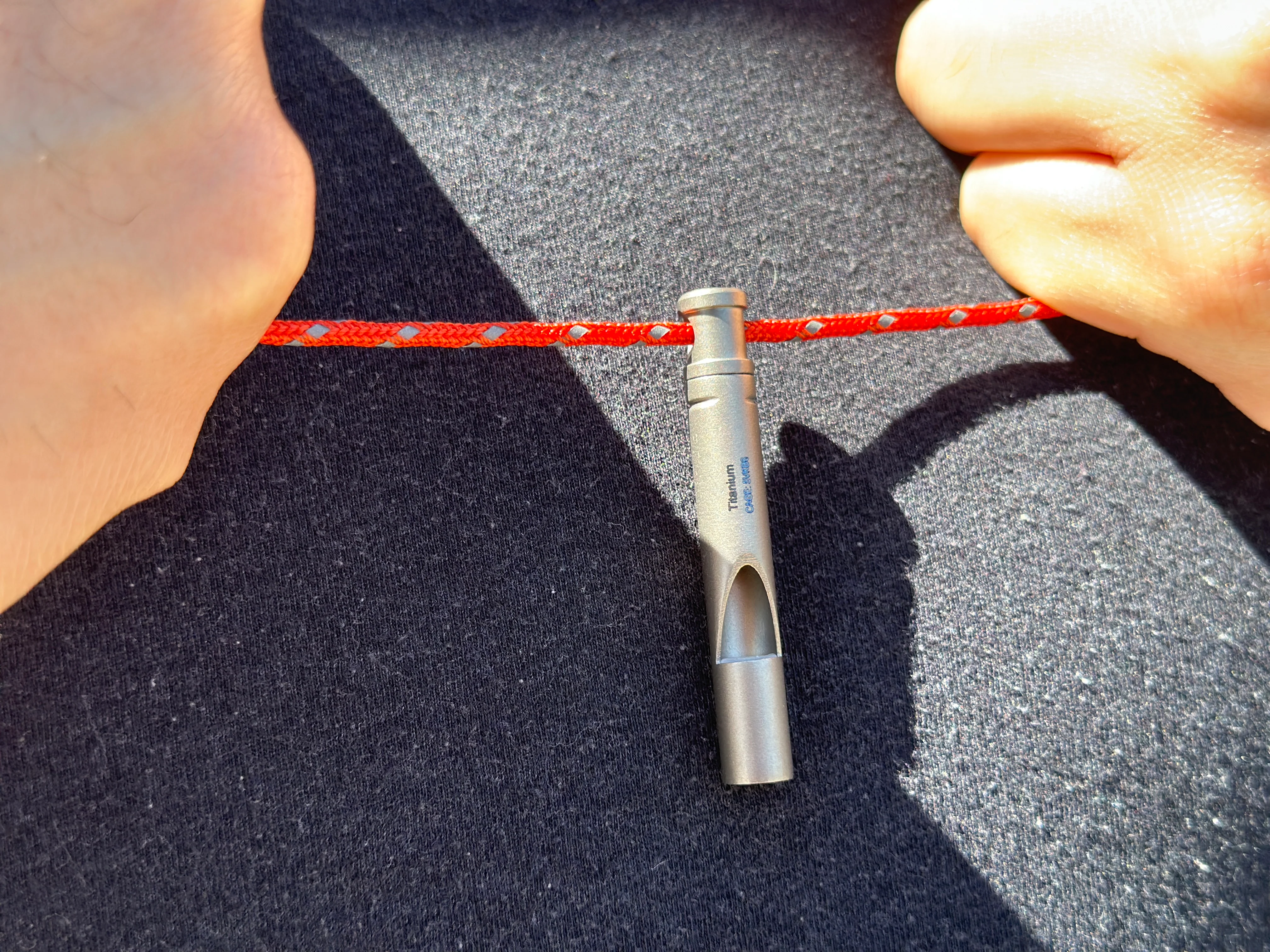Titanium Whistle by Maratac® - Gen 2 - Image 2