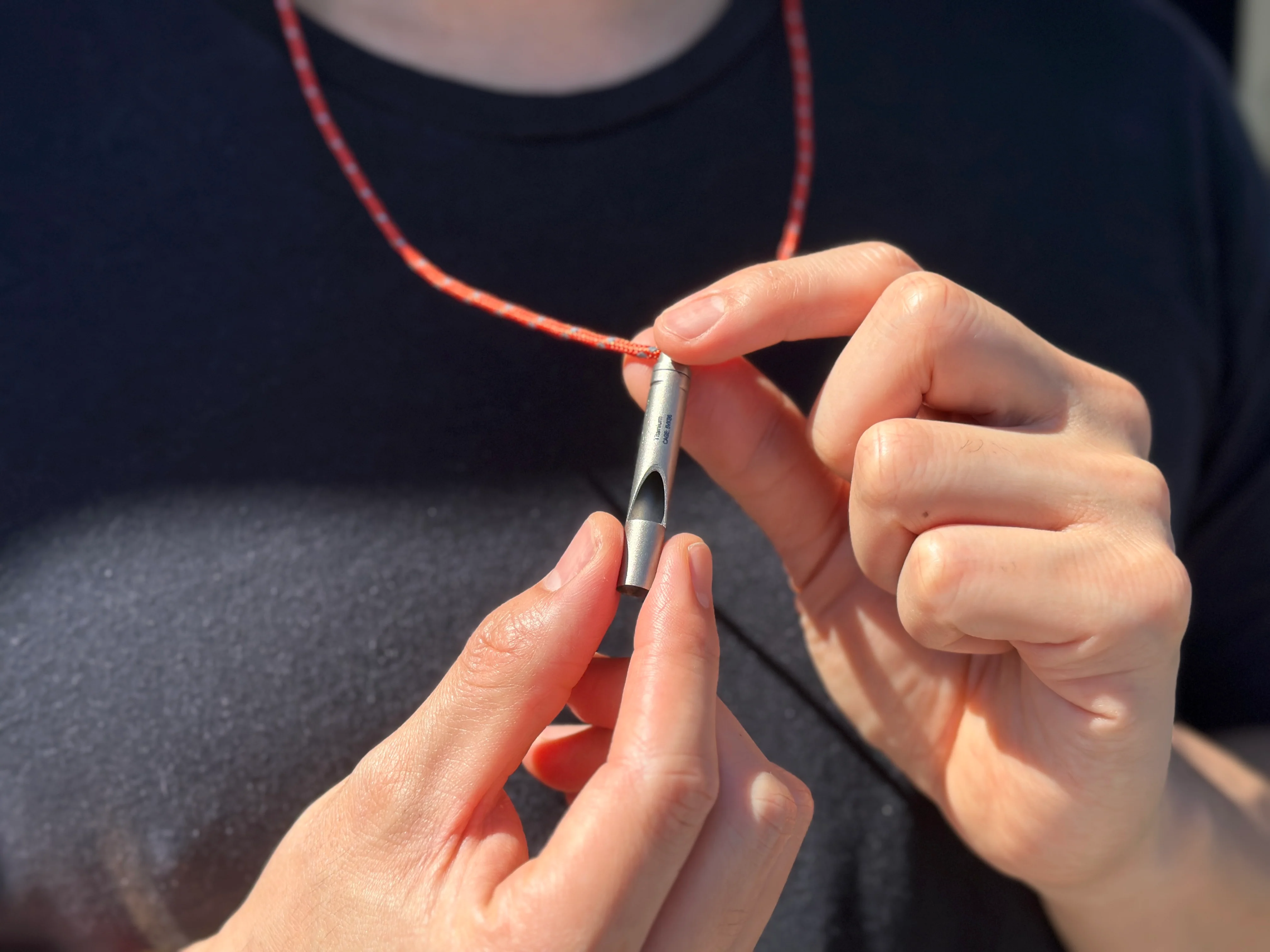 Titanium Whistle by Maratac® - Gen 2 - Image 3