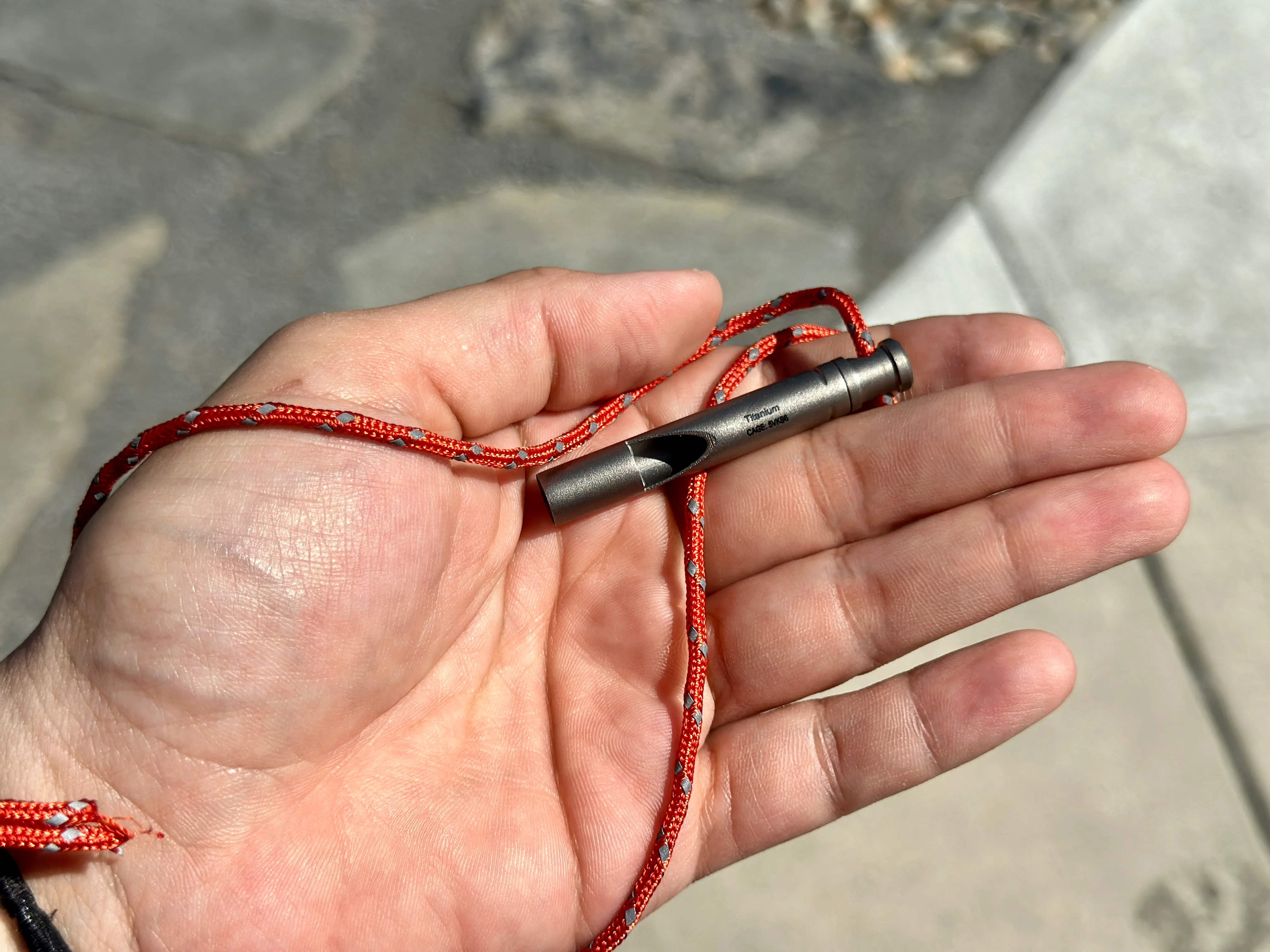 Titanium Whistle by Maratac® - Gen 2 - Image 6