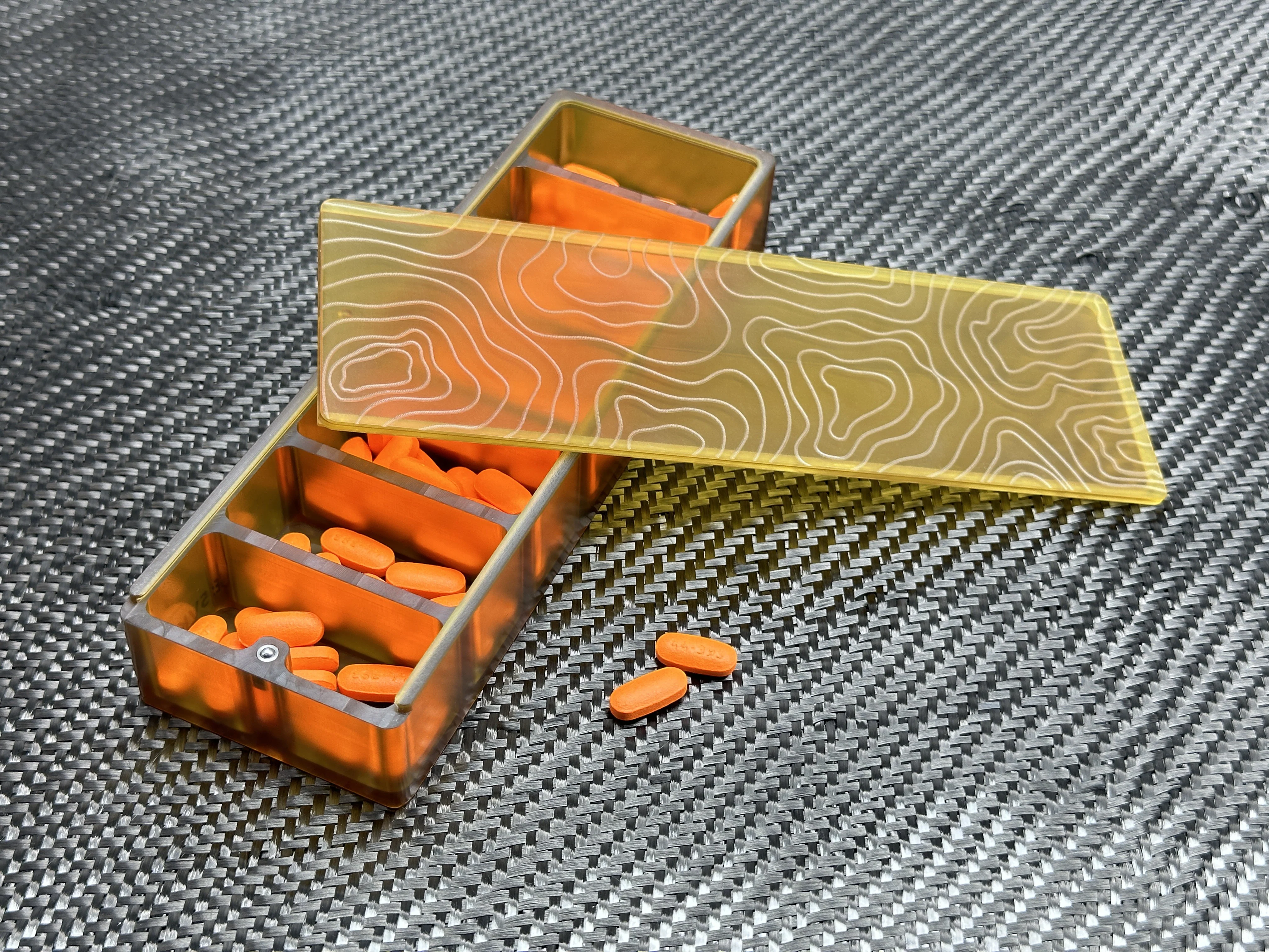 Ultem® - Full Size - Med Weekly PillSafe by Maratac® ( Back In Limited Stock ) - Image 3