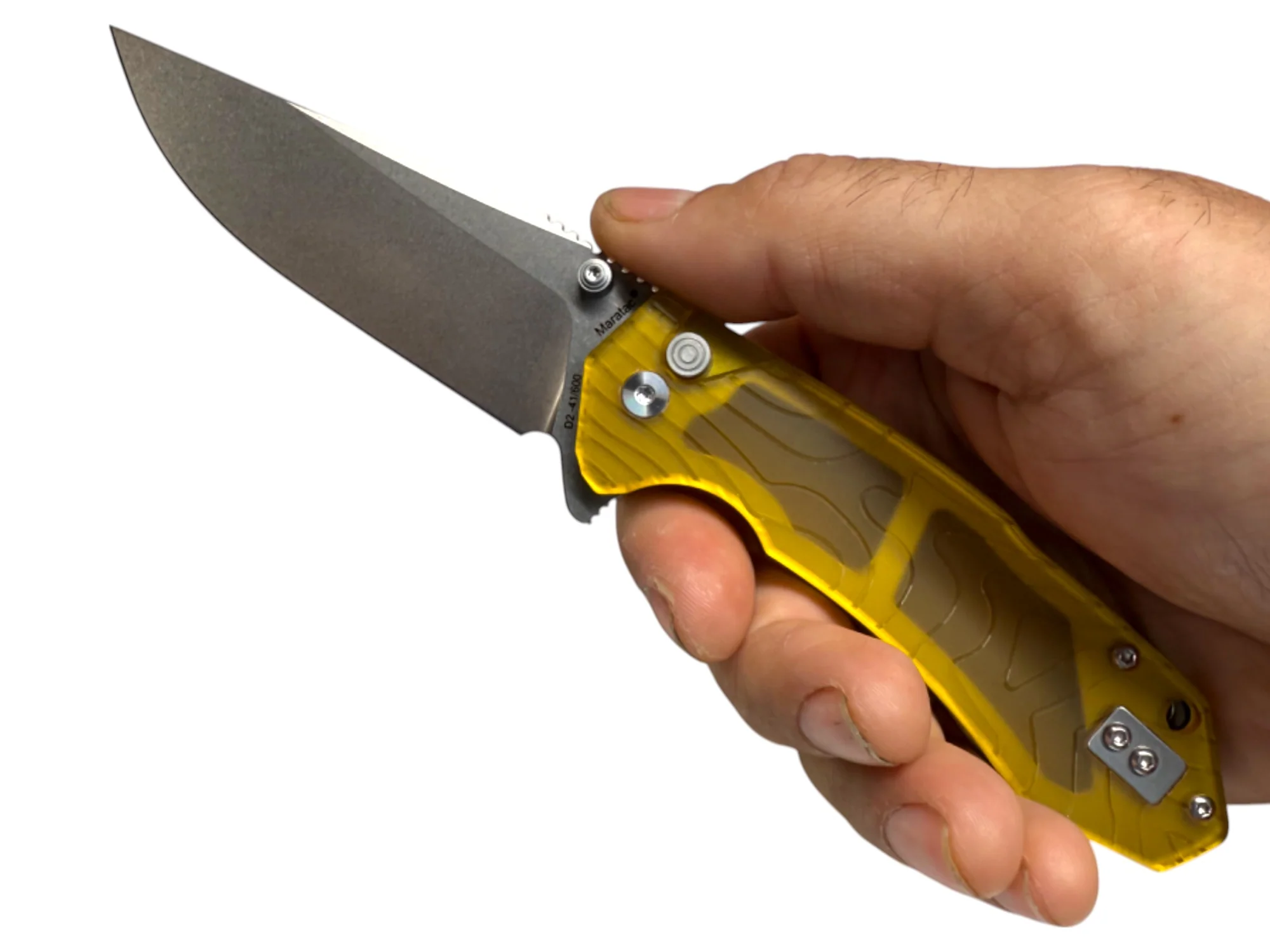 Ultem® - Topo-Trekker D2 Pocket Knife by Maratac® - Image 4