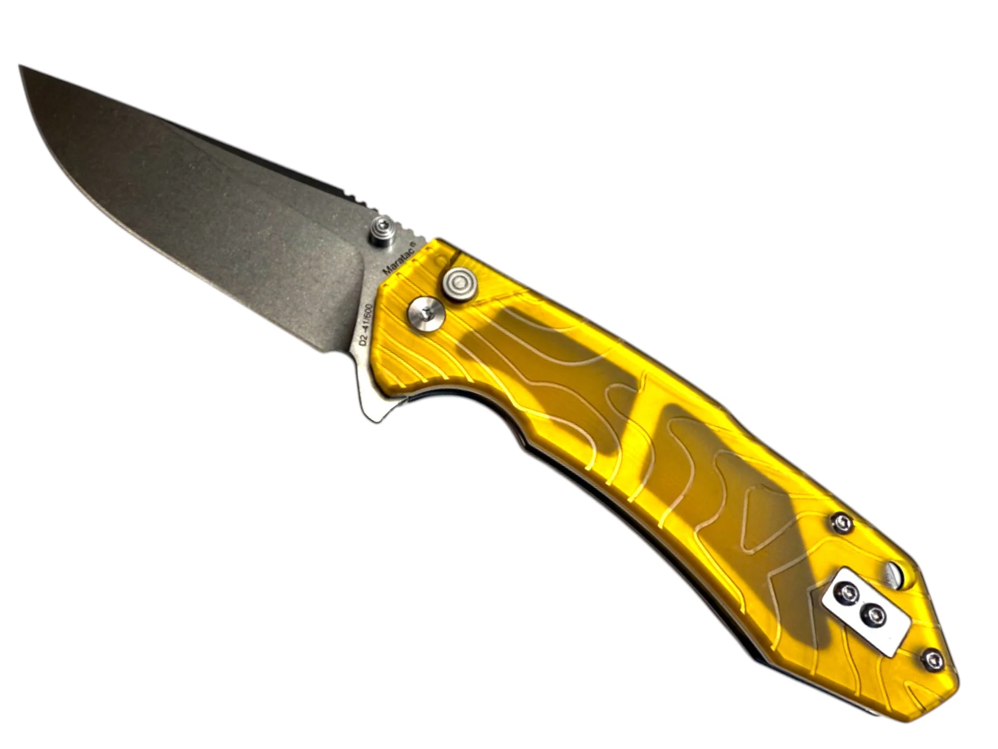 Ultem® - Topo-Trekker D2 Pocket Knife by Maratac® - Image 5