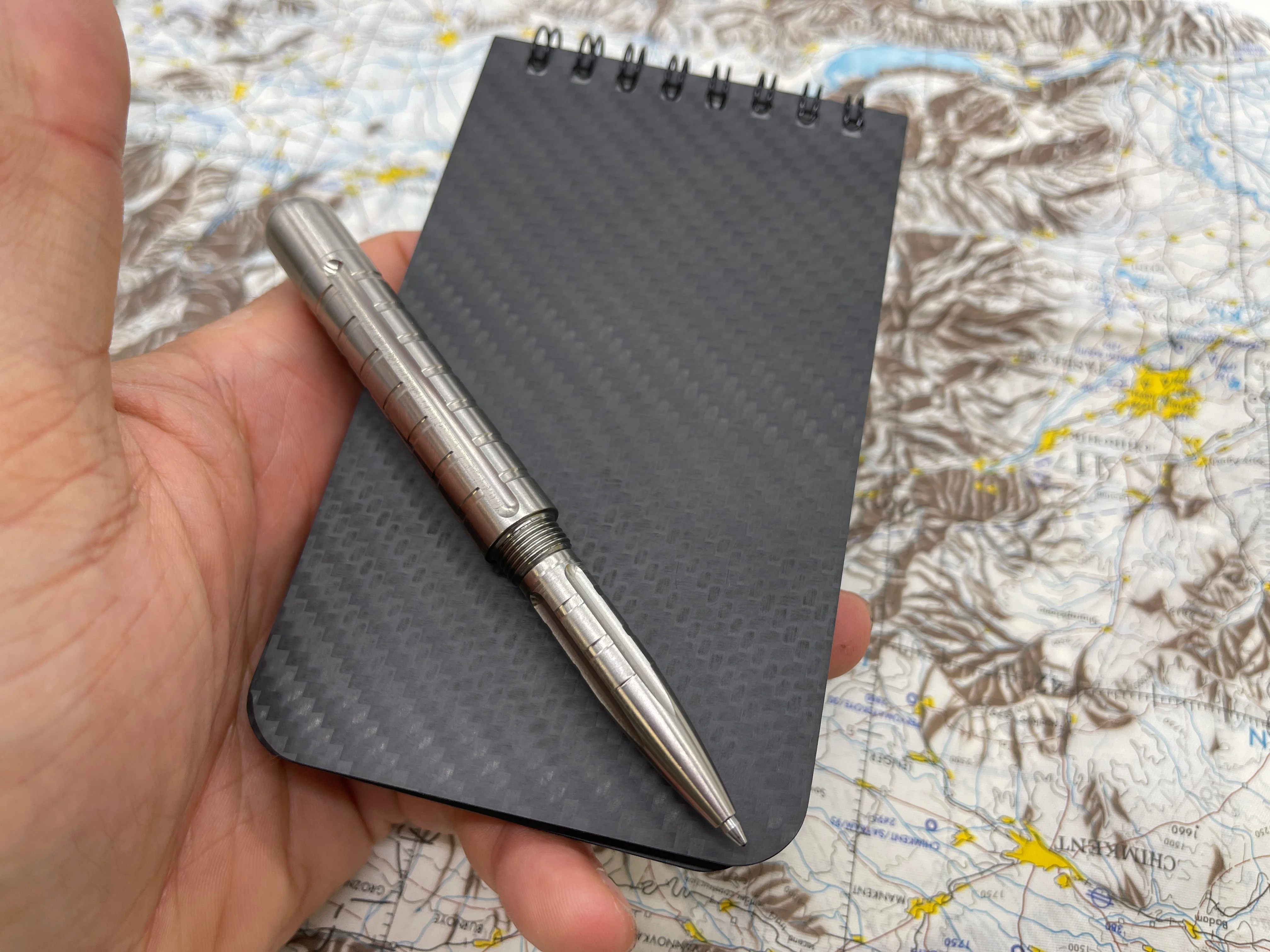 Weather Proof Carbon Fiber Notebook V2 ( Includes Glow POP Pen! ) - Image 14