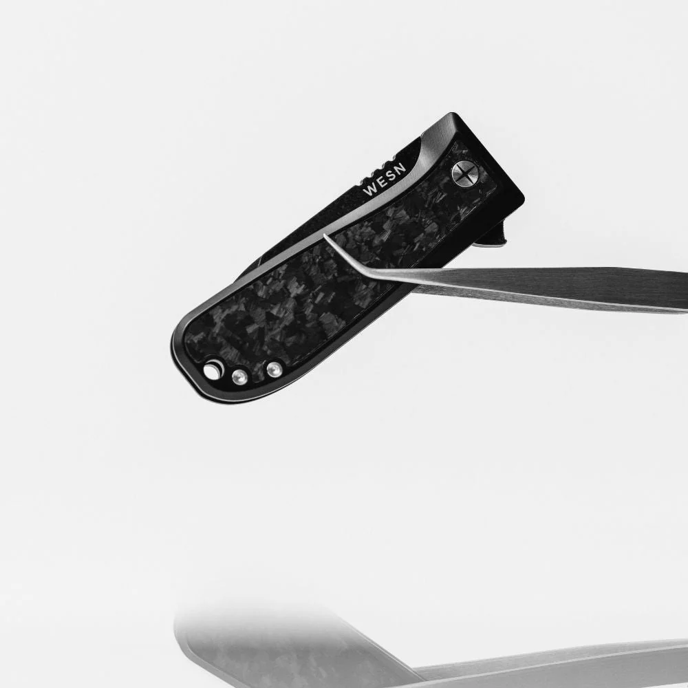 2.8" CPM S35VN, PVD & Titanium - WESN X C+C : THE ALLMAN Knife ( NEW! ) - Image 11