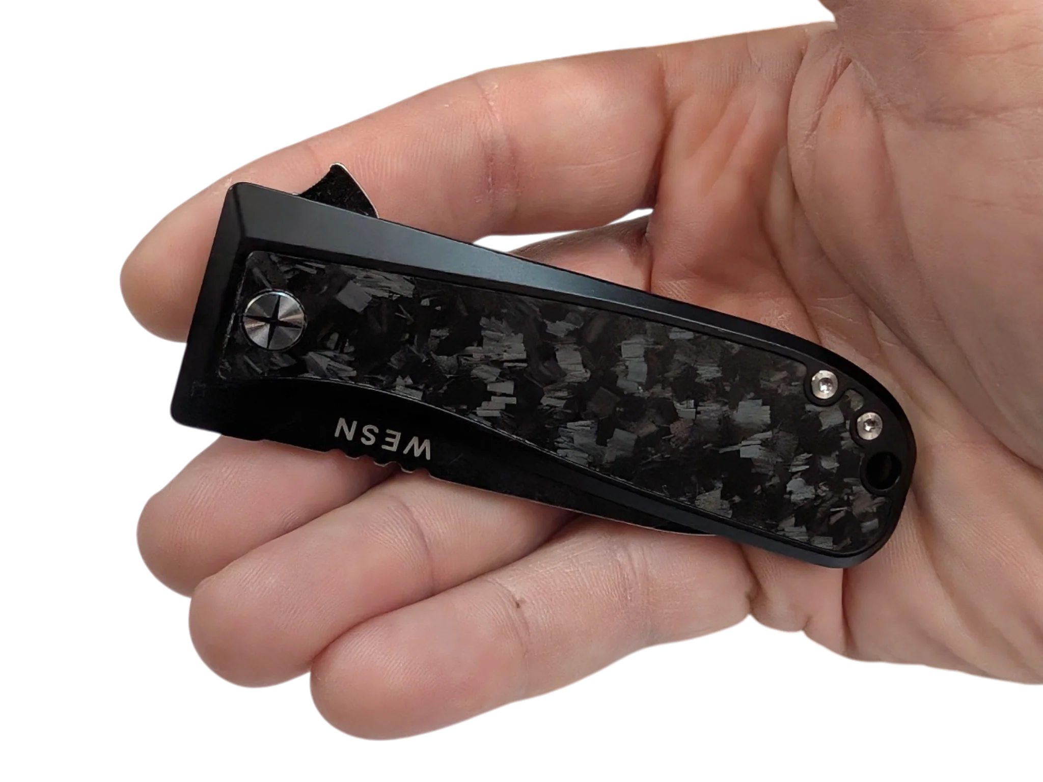 2.8" CPM S35VN, PVD & Titanium - WESN X C+C : THE ALLMAN Knife ( NEW! ) - Image 2
