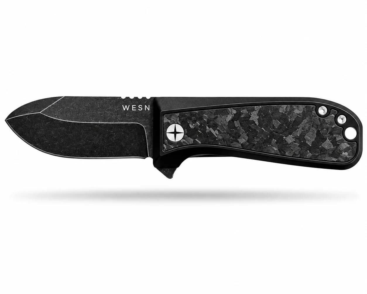 2.8" CPM S35VN, PVD & Titanium - WESN X C+C : THE ALLMAN Knife ( NEW! ) - Image 5