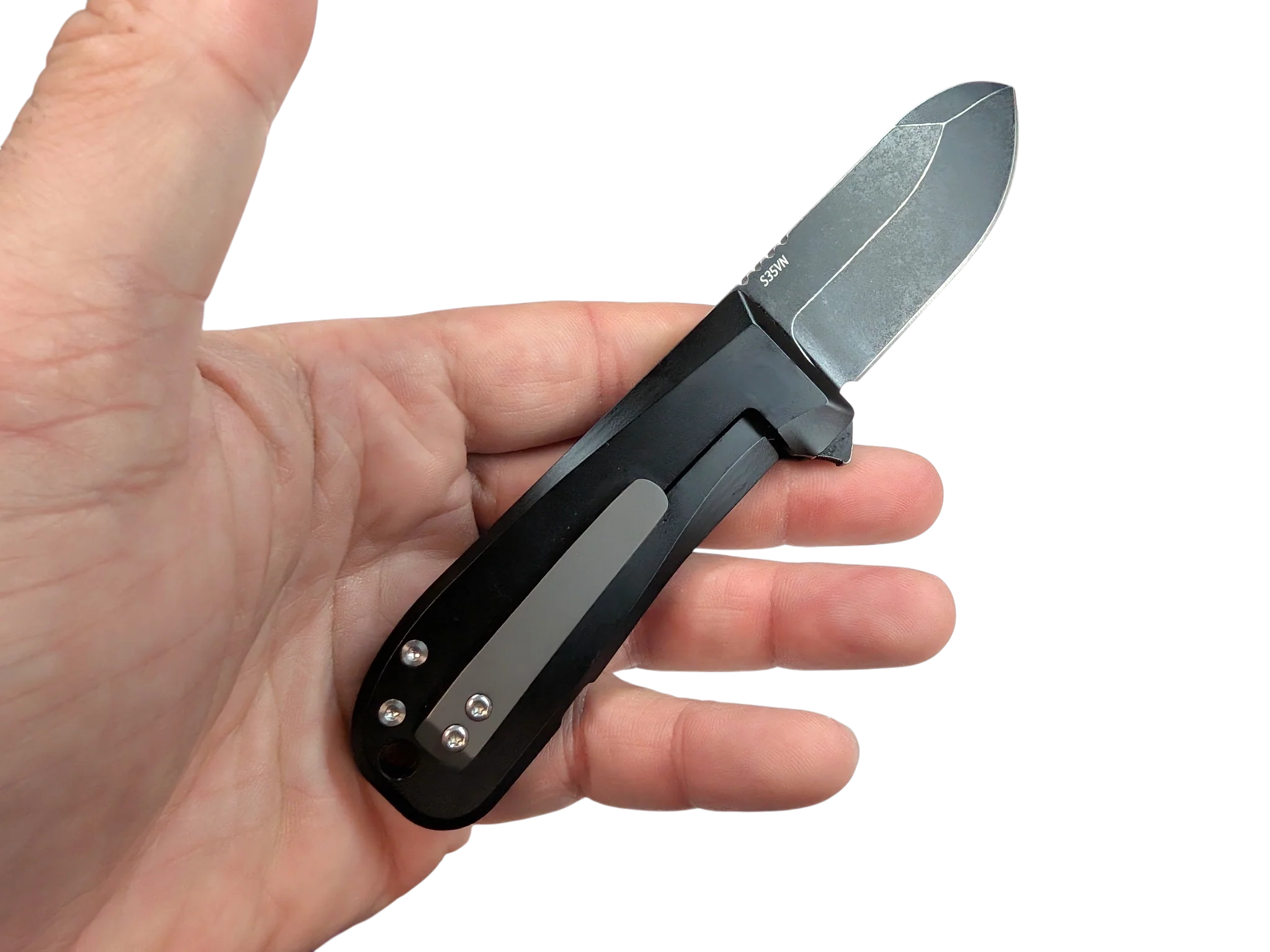 2.8" CPM S35VN, PVD & Titanium - WESN X C+C : THE ALLMAN Knife ( NEW! ) - Image 7
