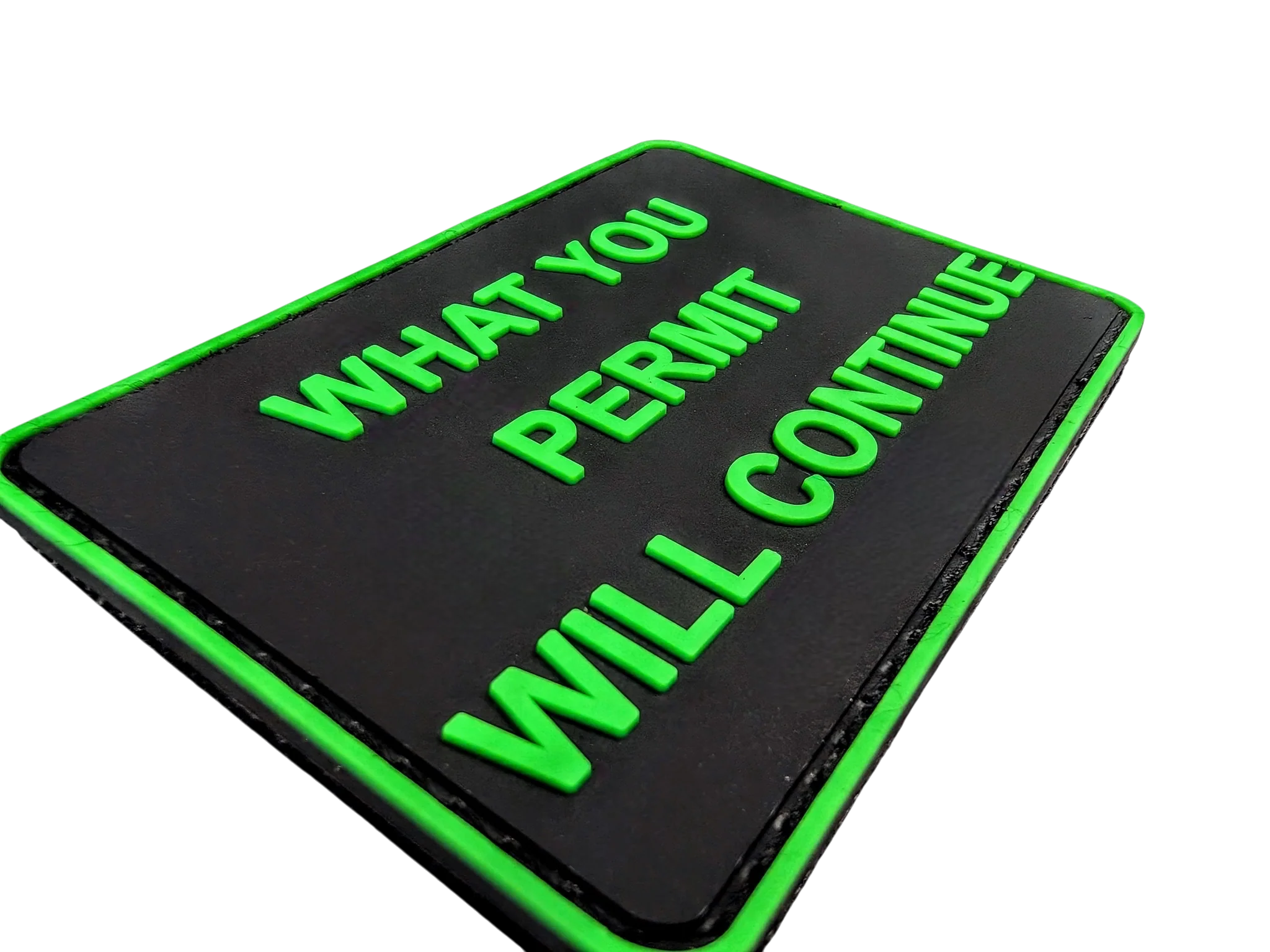 What You Permit Will Continue - 3x2" Patch by Maratac® - Image 2