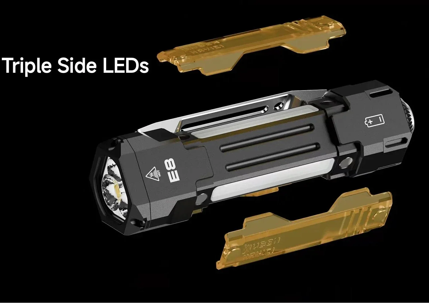Wuben E8 V2 Modular Flashlight - CC Exclusive Custom Combo Kit - Image 2