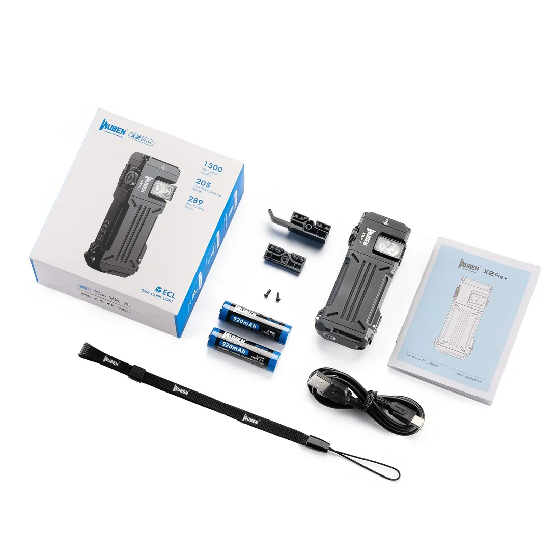 Wuben X2 Pro+ 1500 Lumens Magnetic EDC Flashlight - Coming Soon! - Image 5