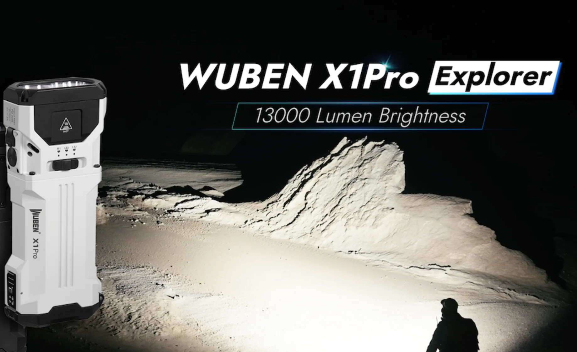 Wuben X1 Pro - Hyper Pocket Flashlight 12,300-Lumens ( CC EXCLUSIVE COMBO ) - NEW - Image 7